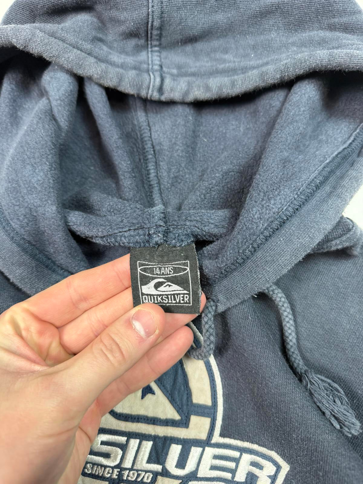 Vintage Y2K Quiksilver centre logo hoodie (Y14)