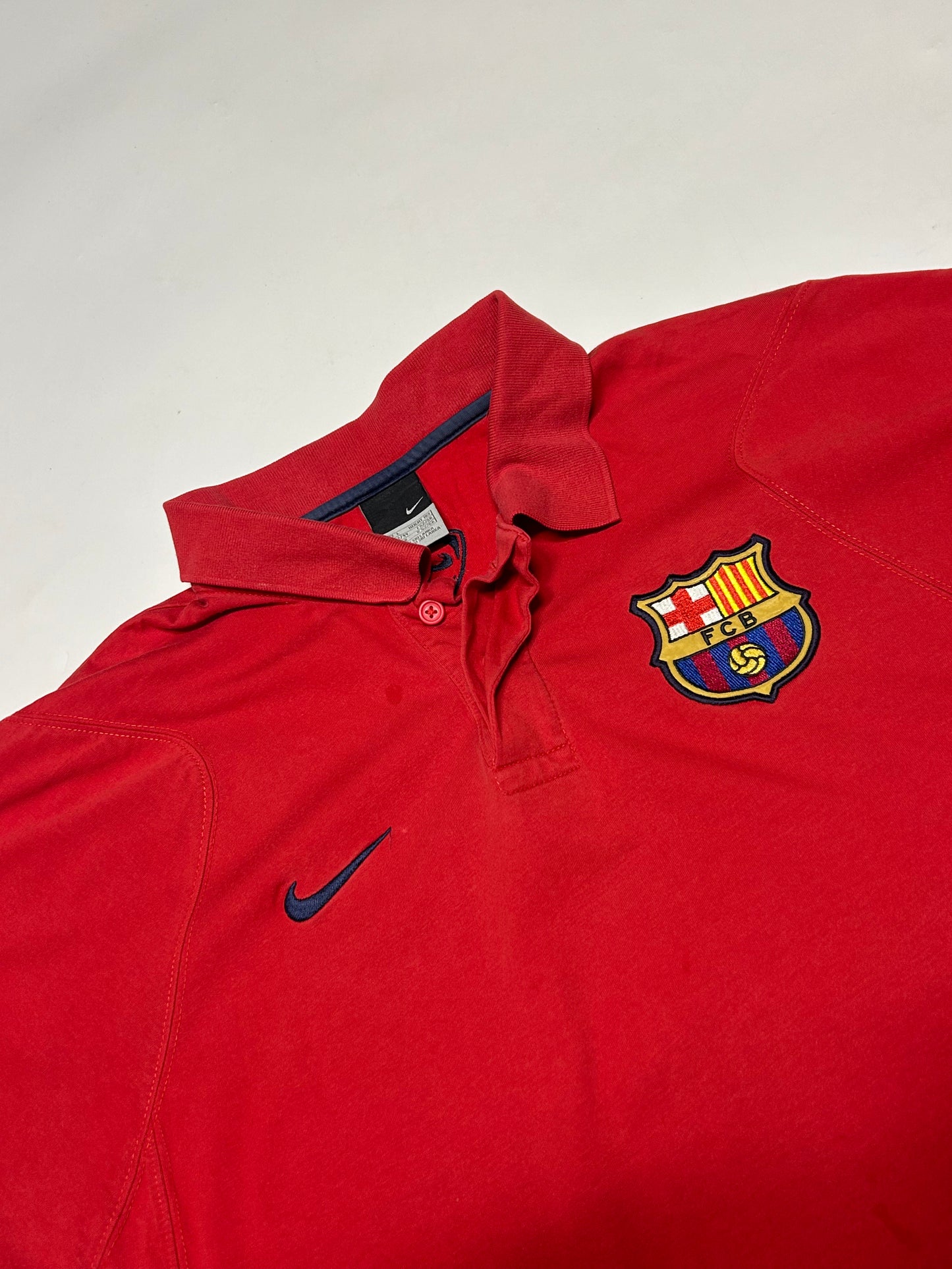 Vintage Barcelona 2010/11 Nike polo shirt (L)