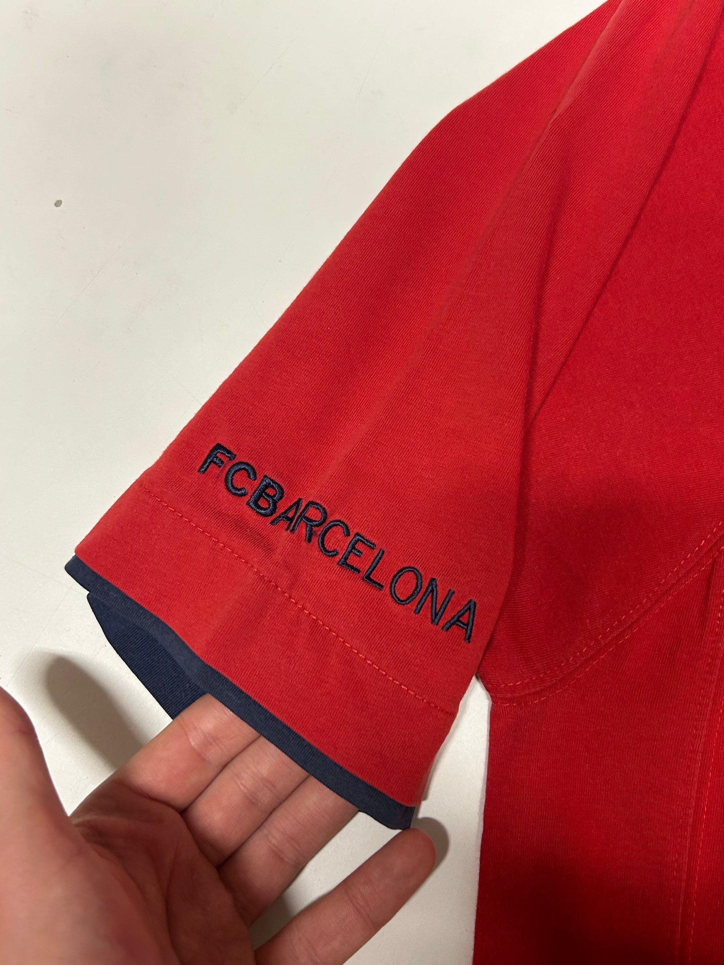 Vintage Barcelona 2010/11 Nike polo shirt (L)