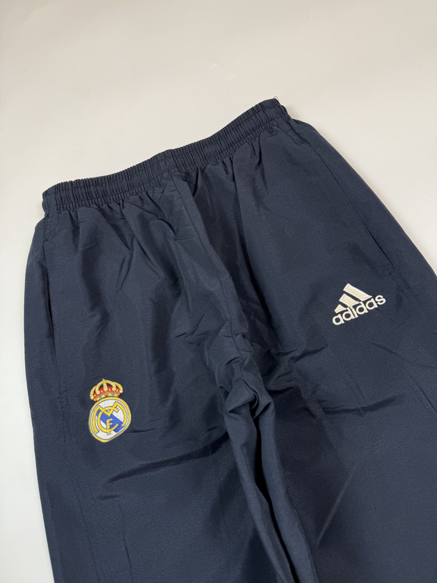 Vintage Real Madrid Adidas baggy track pants (S)
