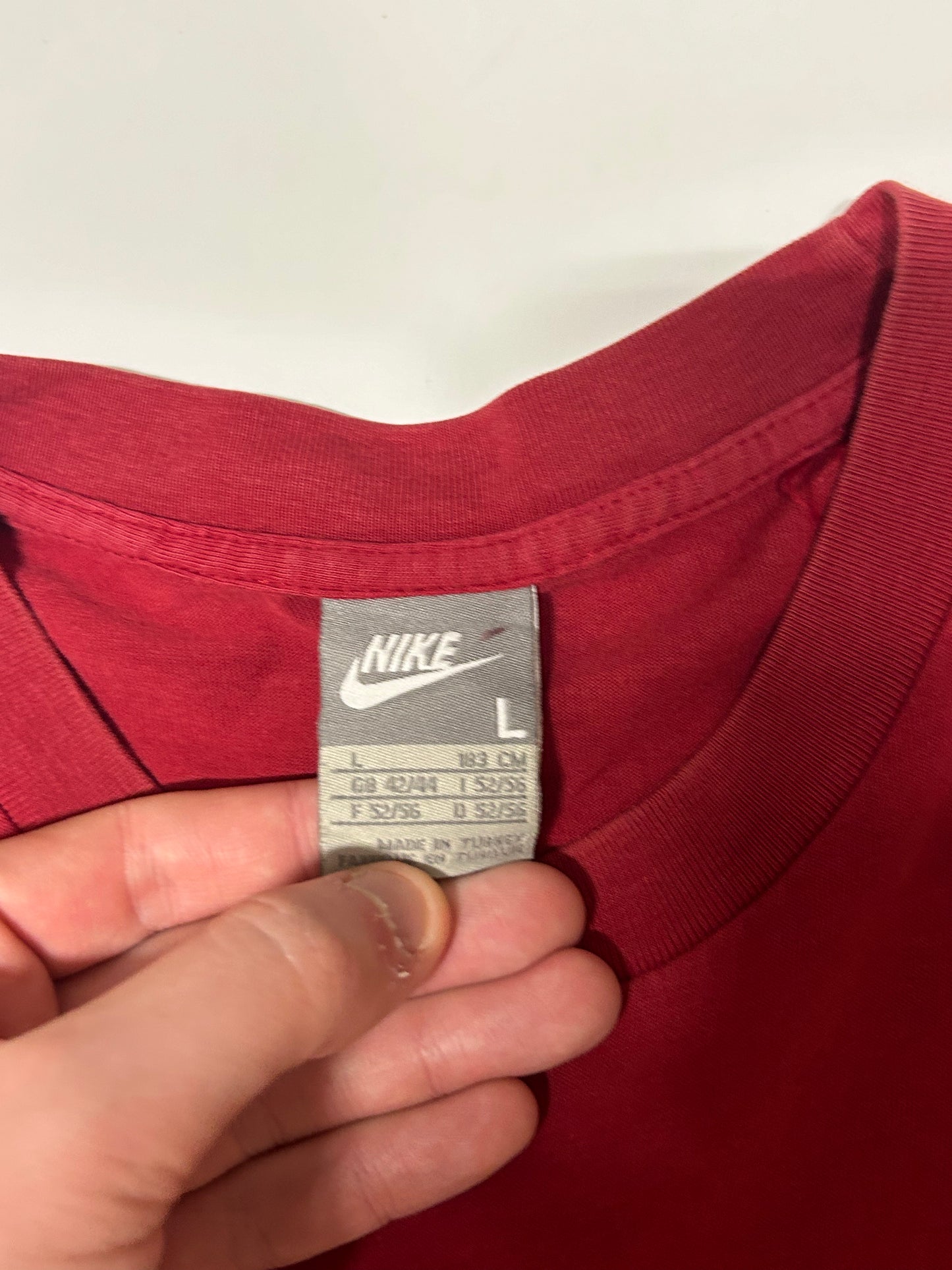 Vintage Barcelona Nike centre swoosh tee (L)