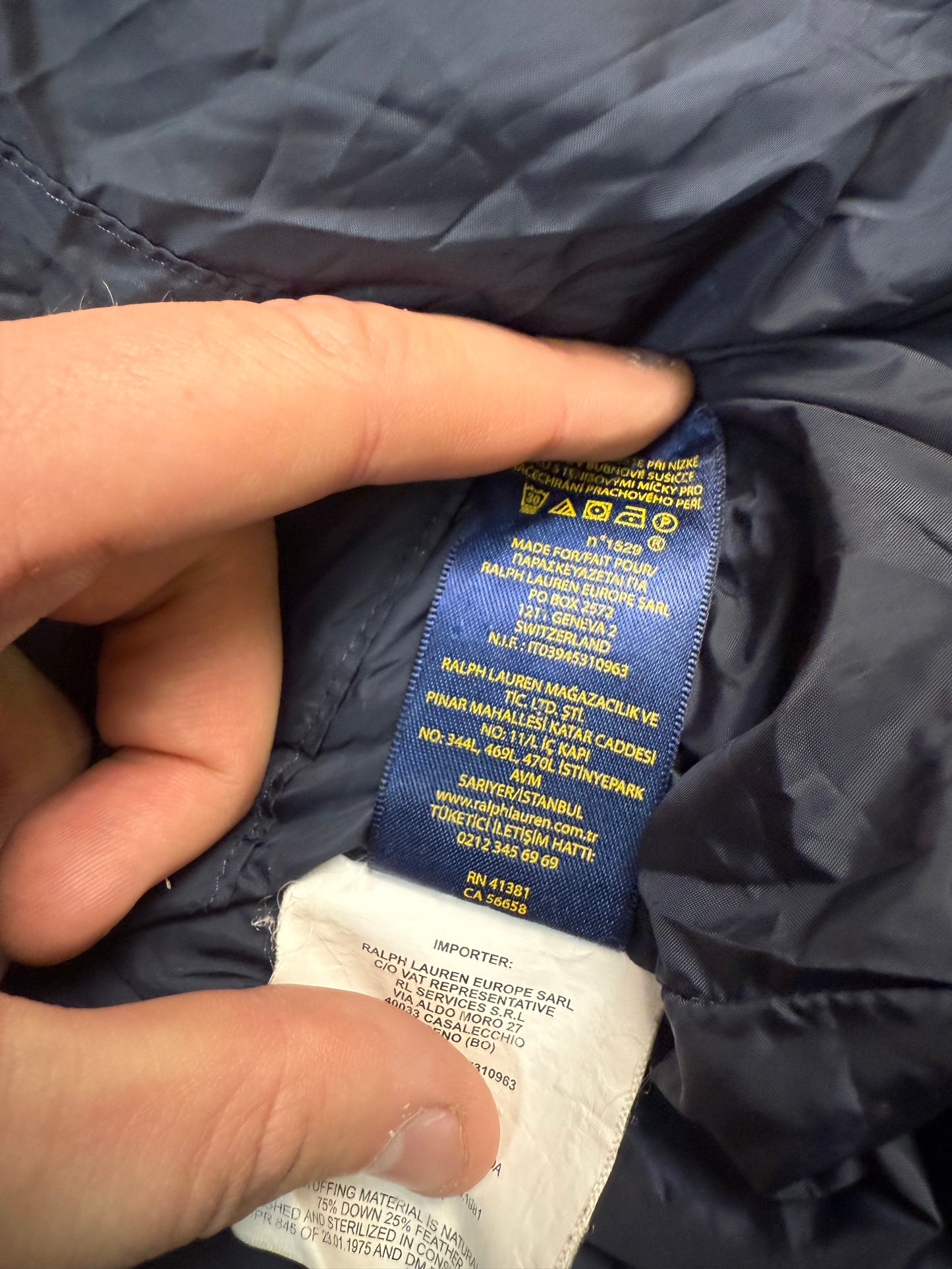 Polo Ralph Lauren puffer jacket (L)