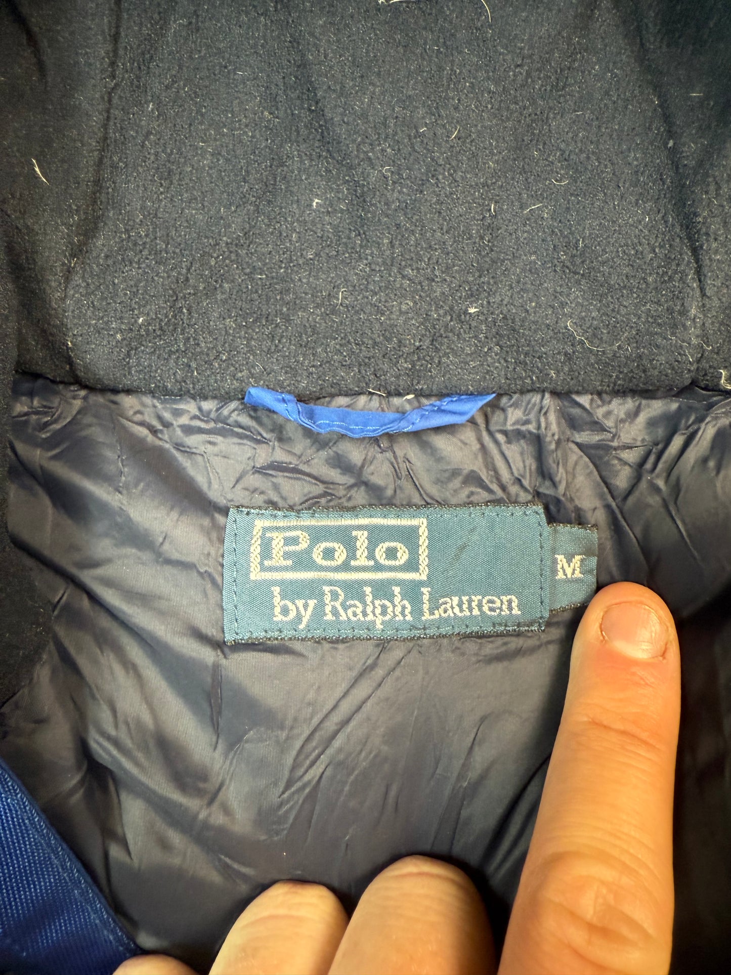 Vintage Polo Ralph Lauren Italy big pony gilet puffer jacket (M)