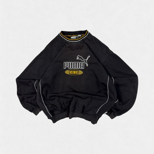 Vintage Puma King centre logo sweatshirt (S)