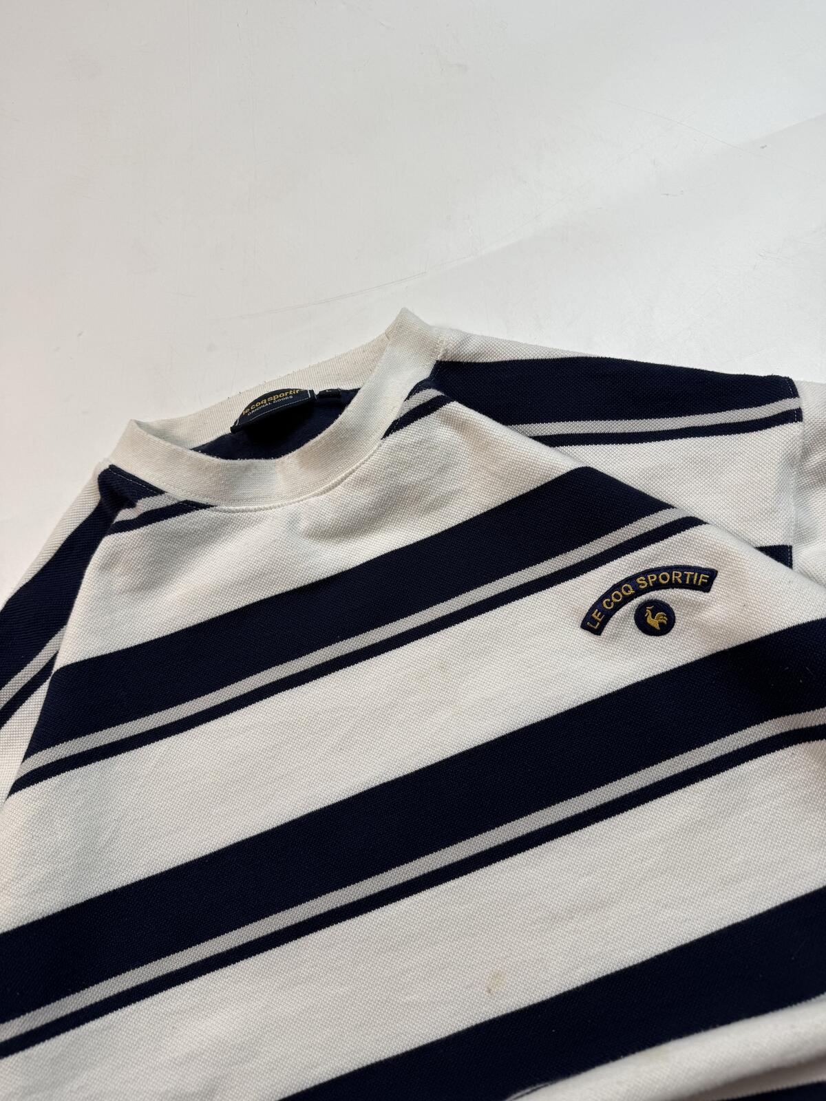 Le coq sportif striped sweatshirt (L)