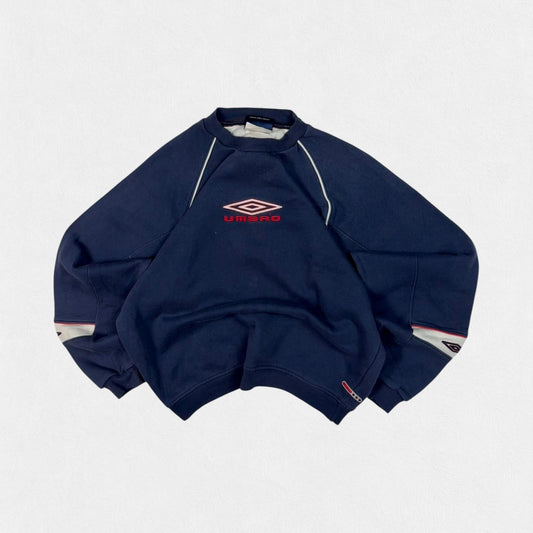 Vintage 90s Umbro pro training centre logo sweatshirt (M)