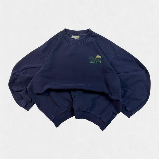 Vintage 80s Lacoste chemise sweatshirt (M)