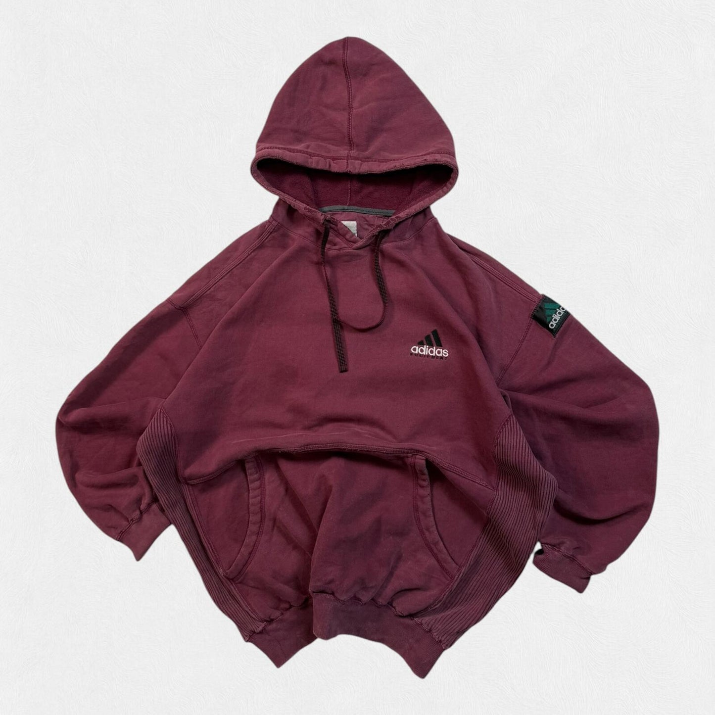 Vintage 90s adidas equipment hoodie (L)
