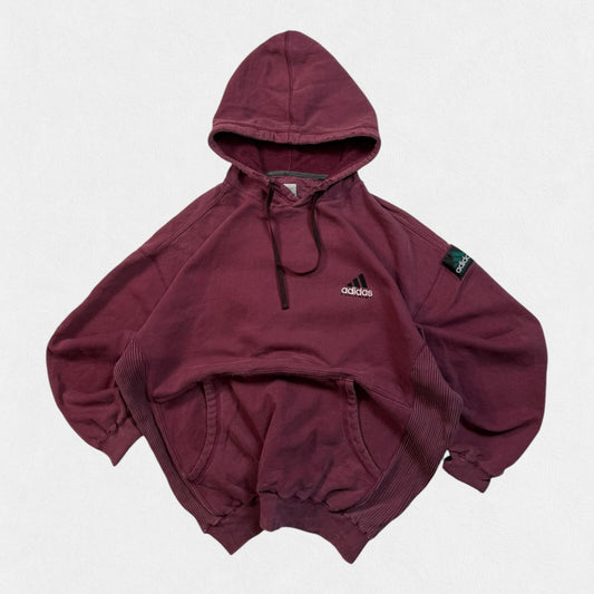 Vintage 90s adidas equipment hoodie (L)