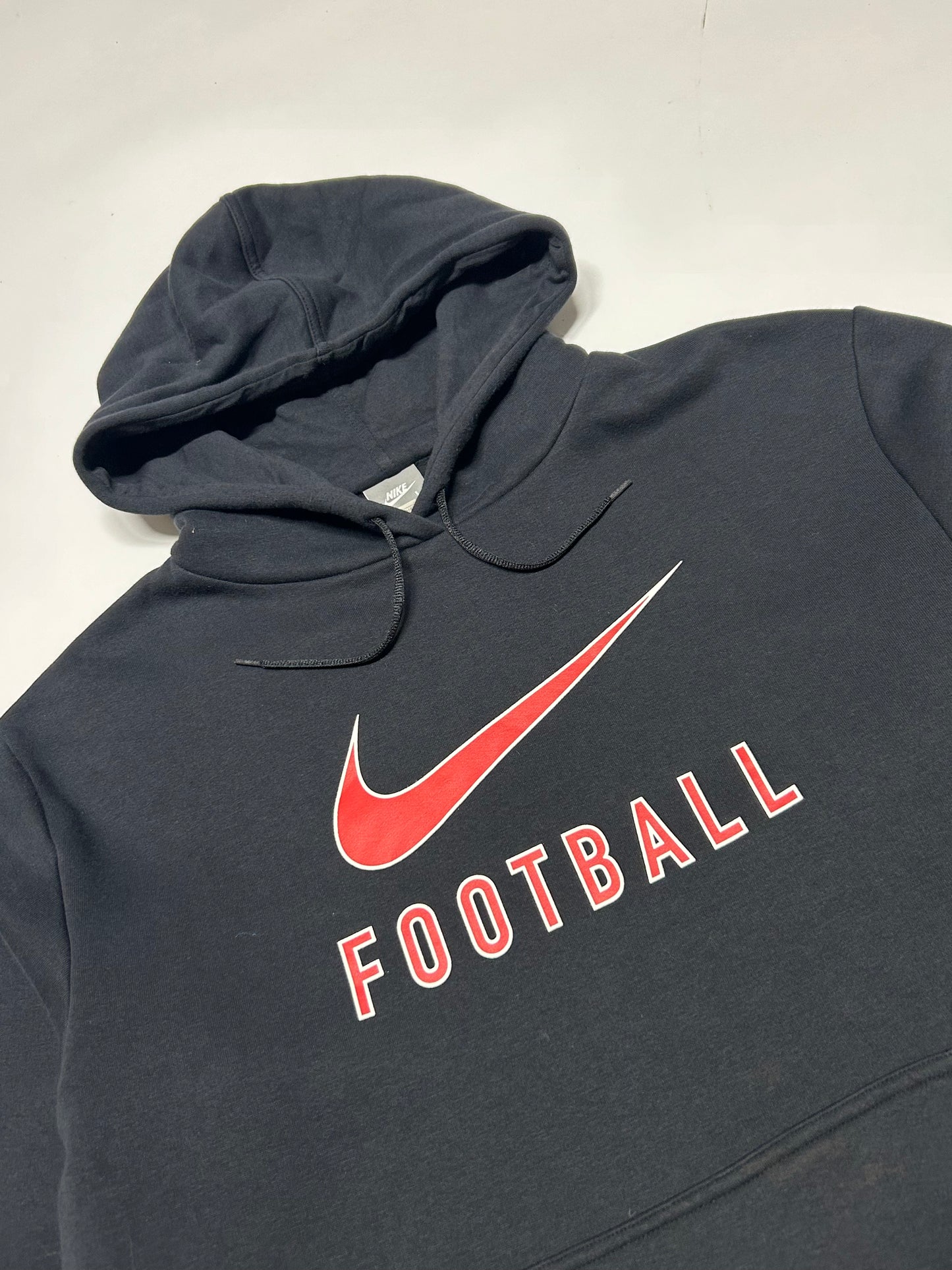 Vintage Nike football centre swoosh hoodie (L)