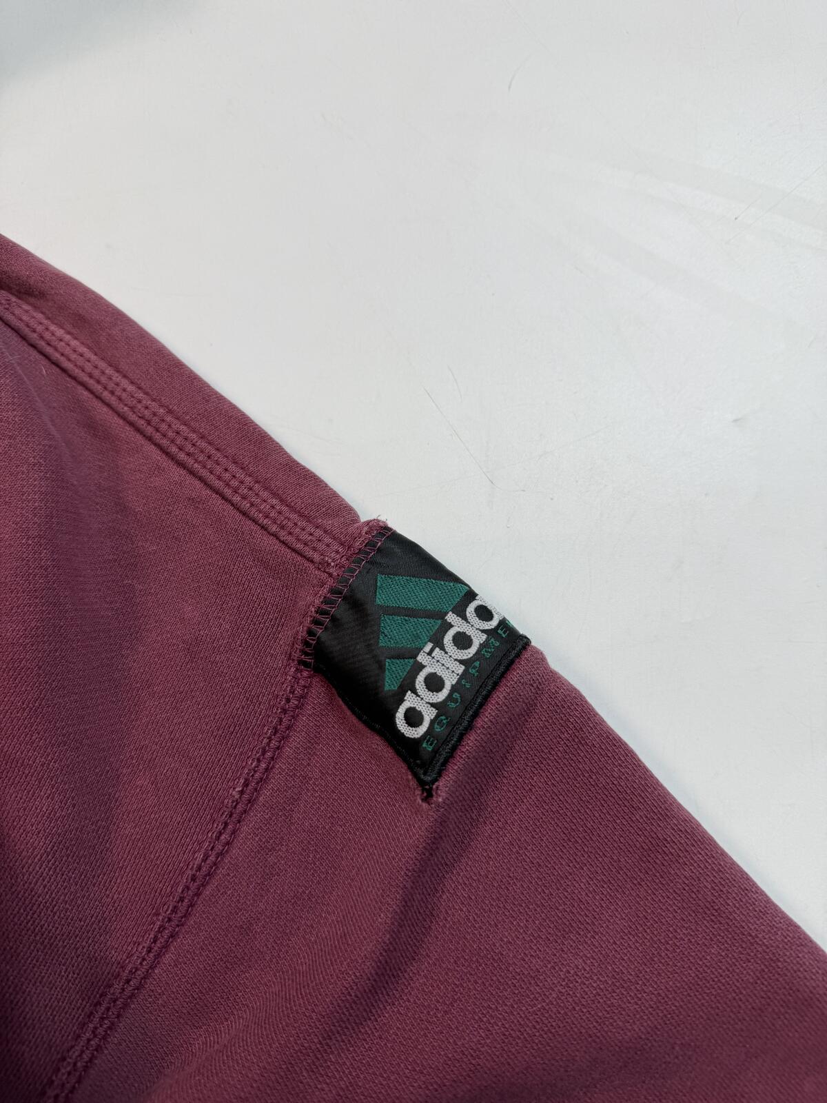 Vintage 90s adidas equipment hoodie (L)