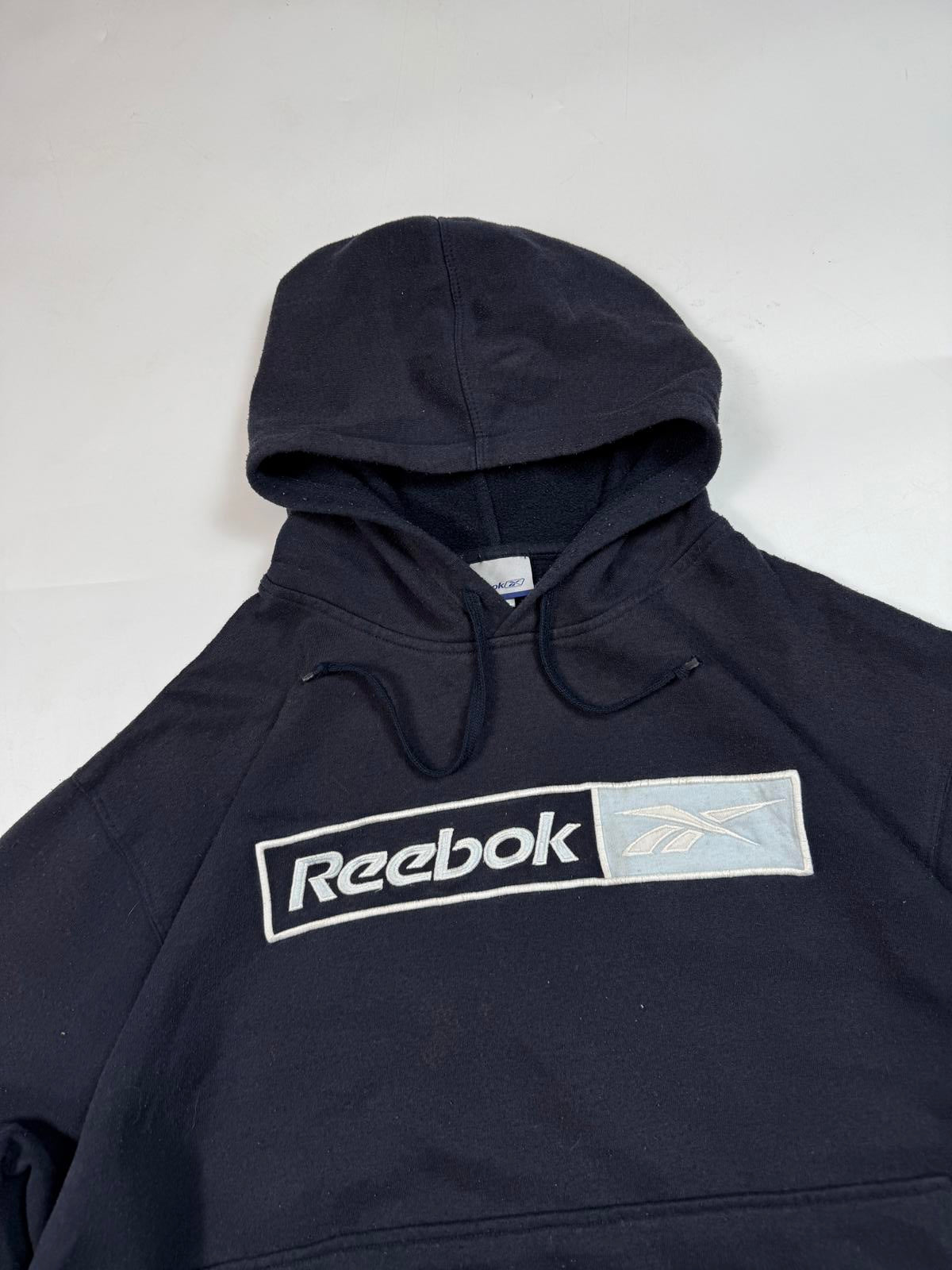 Vintage Reebok spell out hoodie (L)