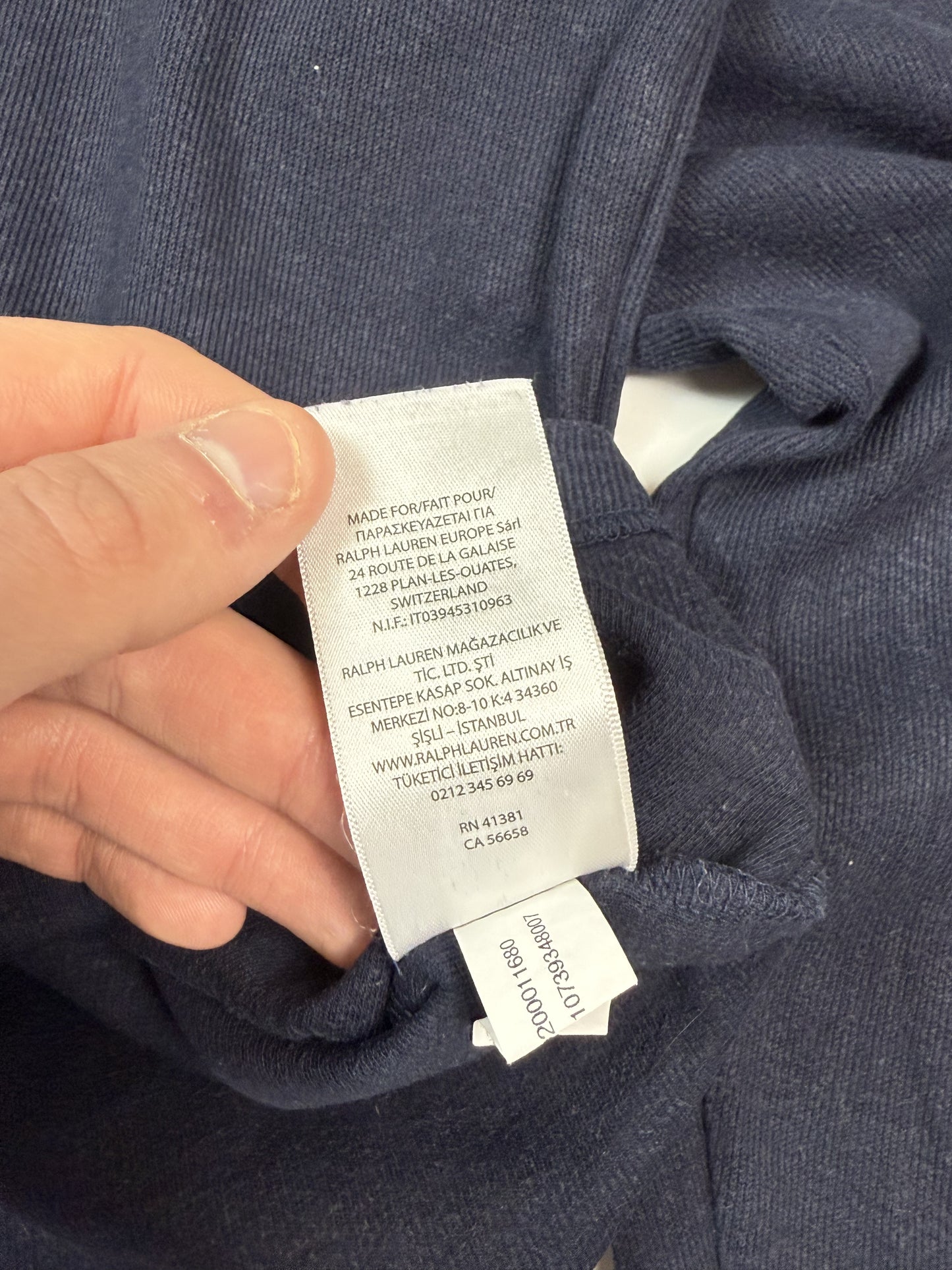 Polo Ralph Lauren quarter zip sweatshirt (M)