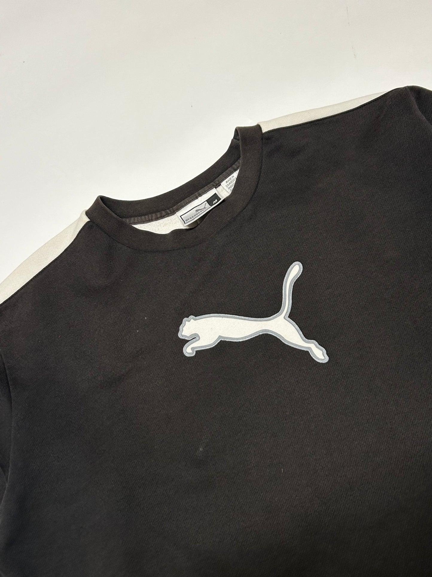 Vintage Puma centre logo sweatshirt (M)
