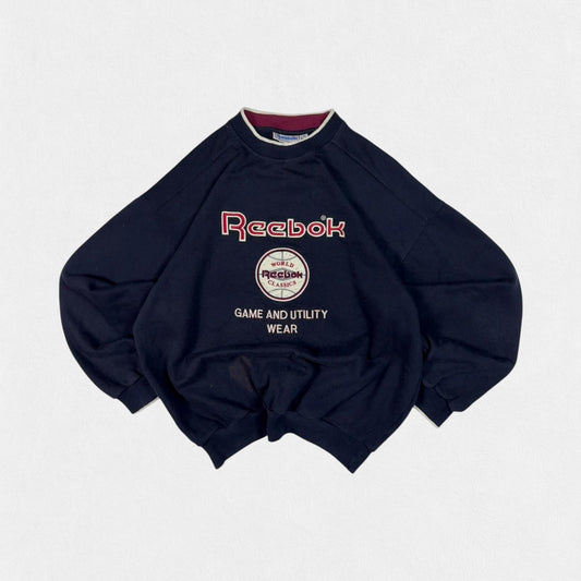 Vintage 90s Reebok spell out sweatshirt (M)