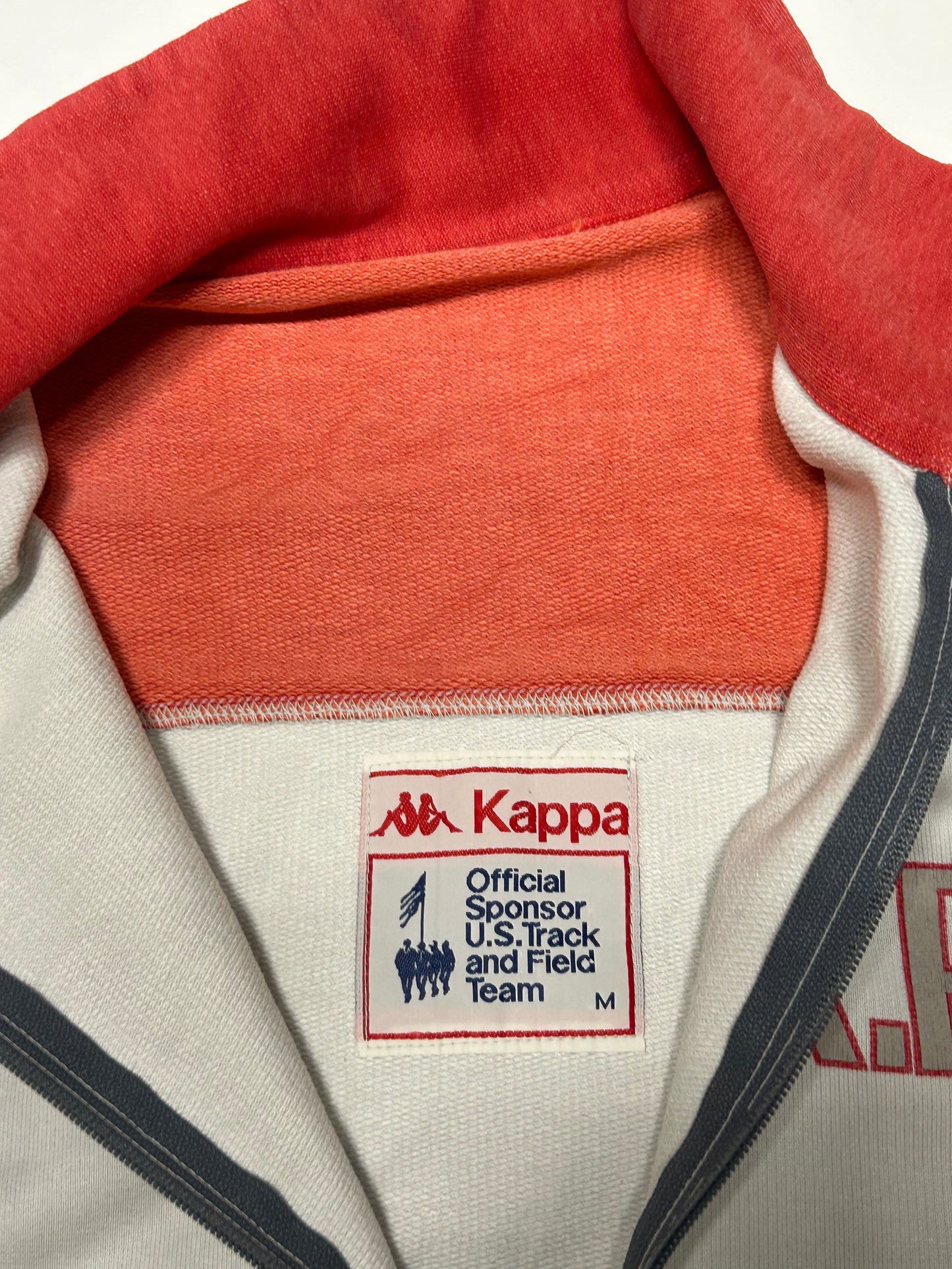 Vintage Kappa US track & field team full zip sweatshirt (M)