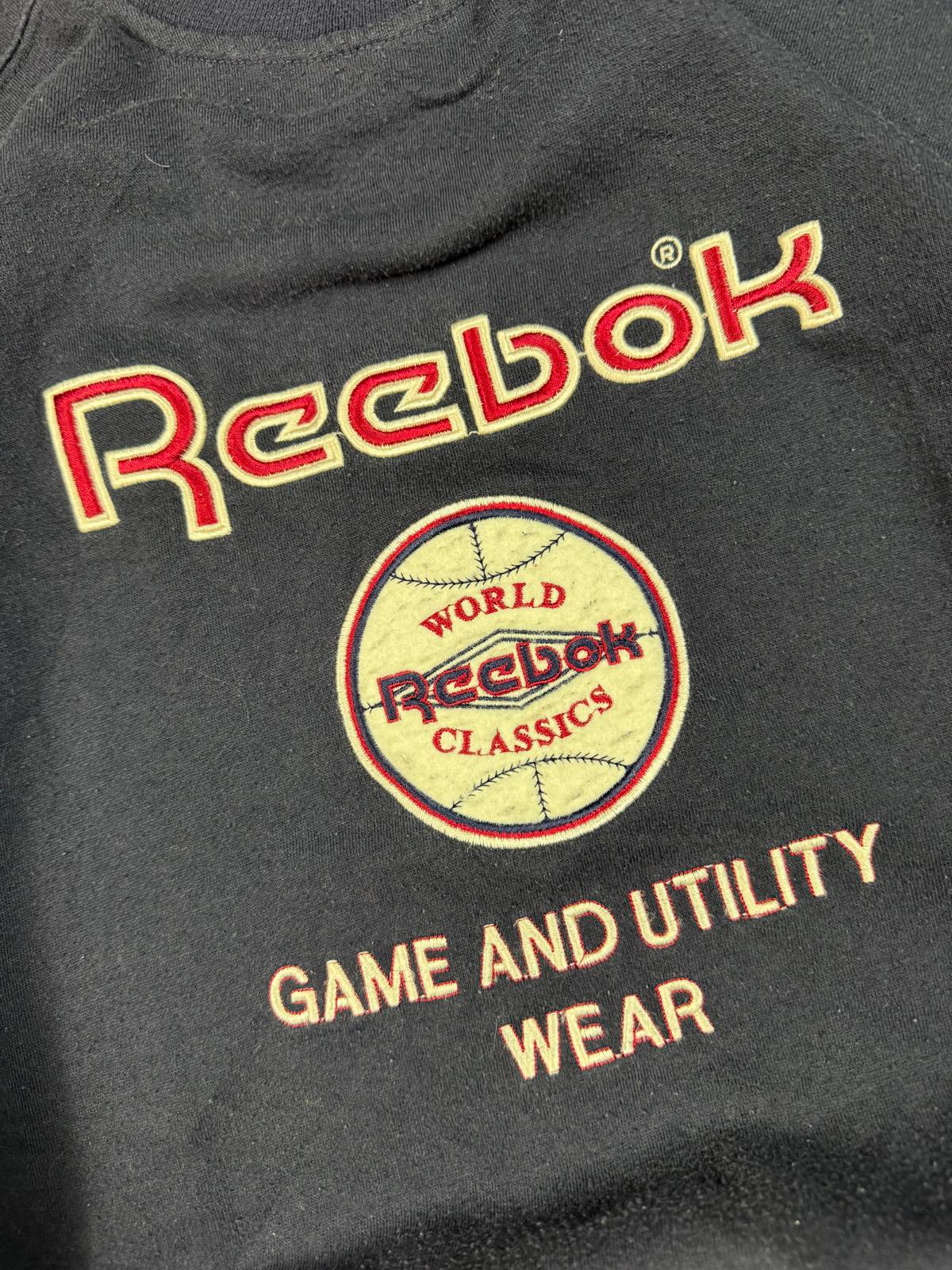 Vintage 90s Reebok spell out sweatshirt (M)