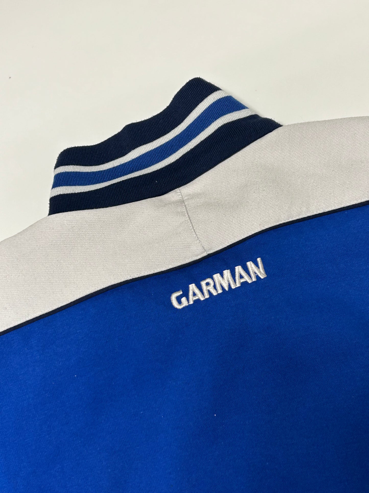 Vintage Italy rugby spell out quarter zip sweatshirt (L)