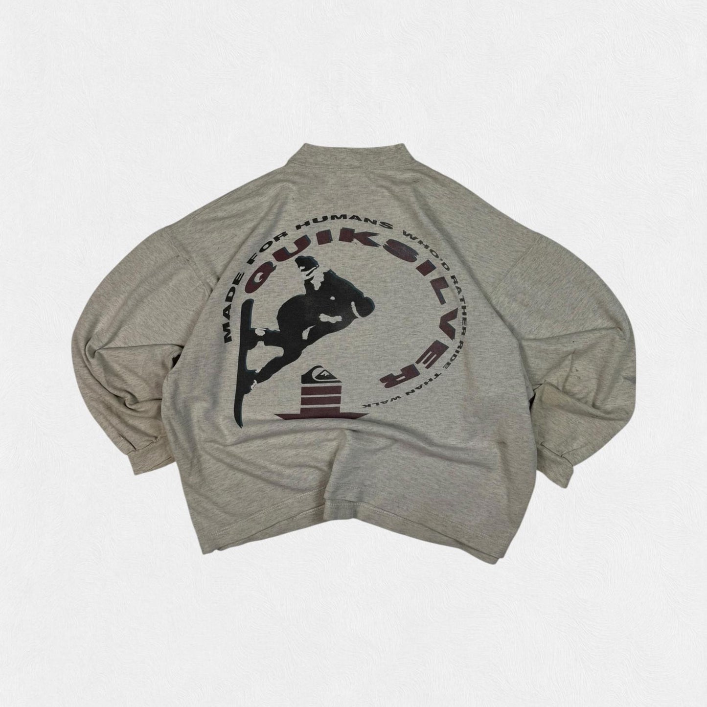 Vintage 90s Quiksilver snowboarding graphic sweatshirt (L)