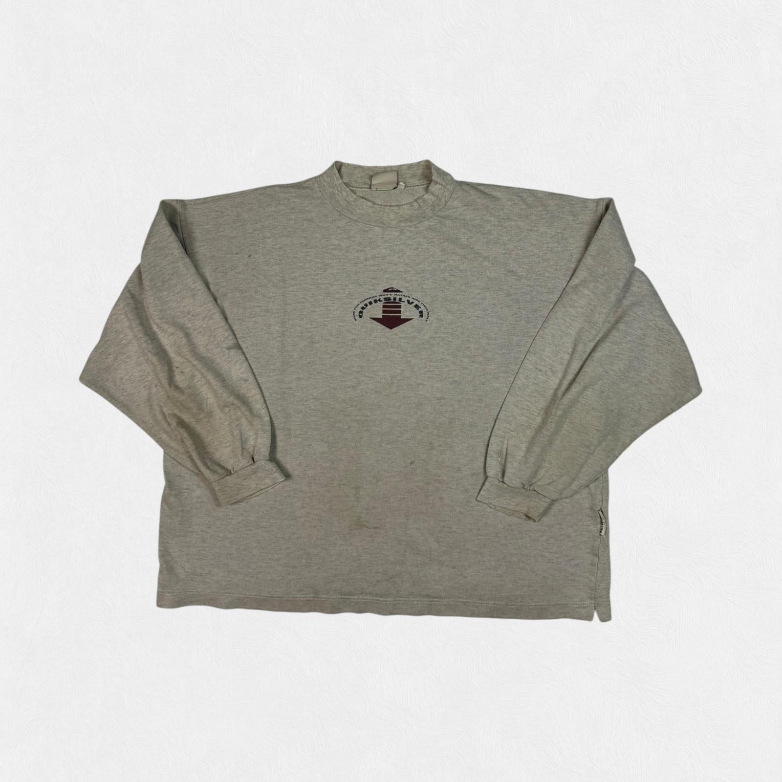 Vintage 90s Quiksilver snowboarding graphic sweatshirt (L)