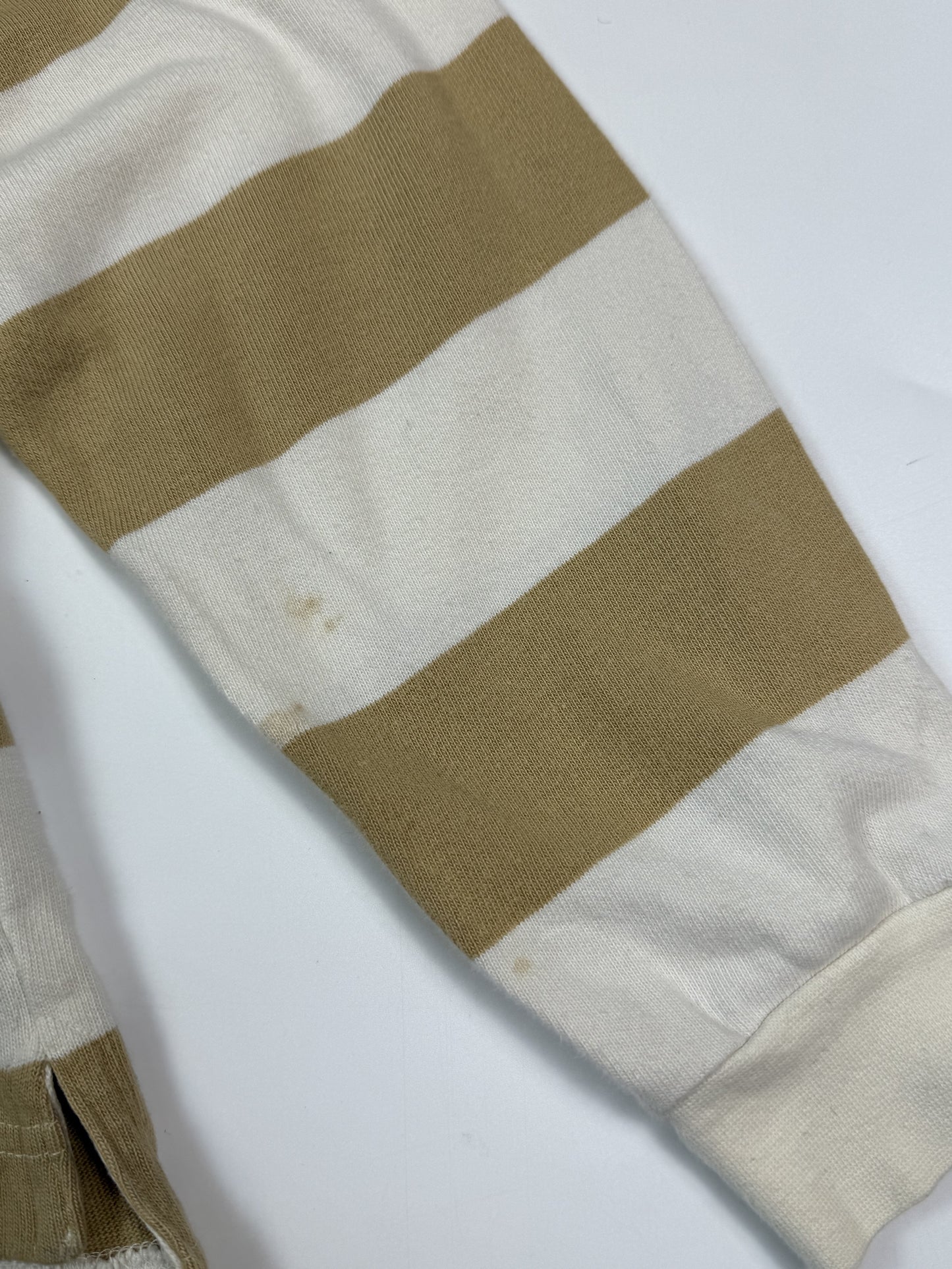 Vintage Thomas Burberry striped rugby polo (M)