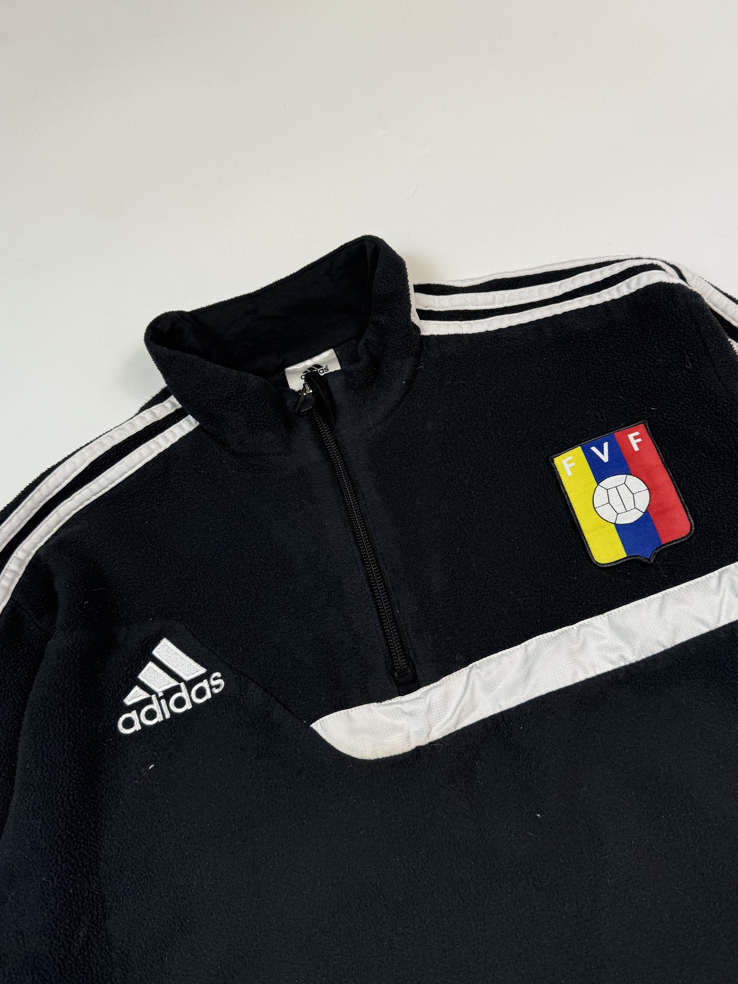 Vintage Venezuela football quarter zip fleece (L)