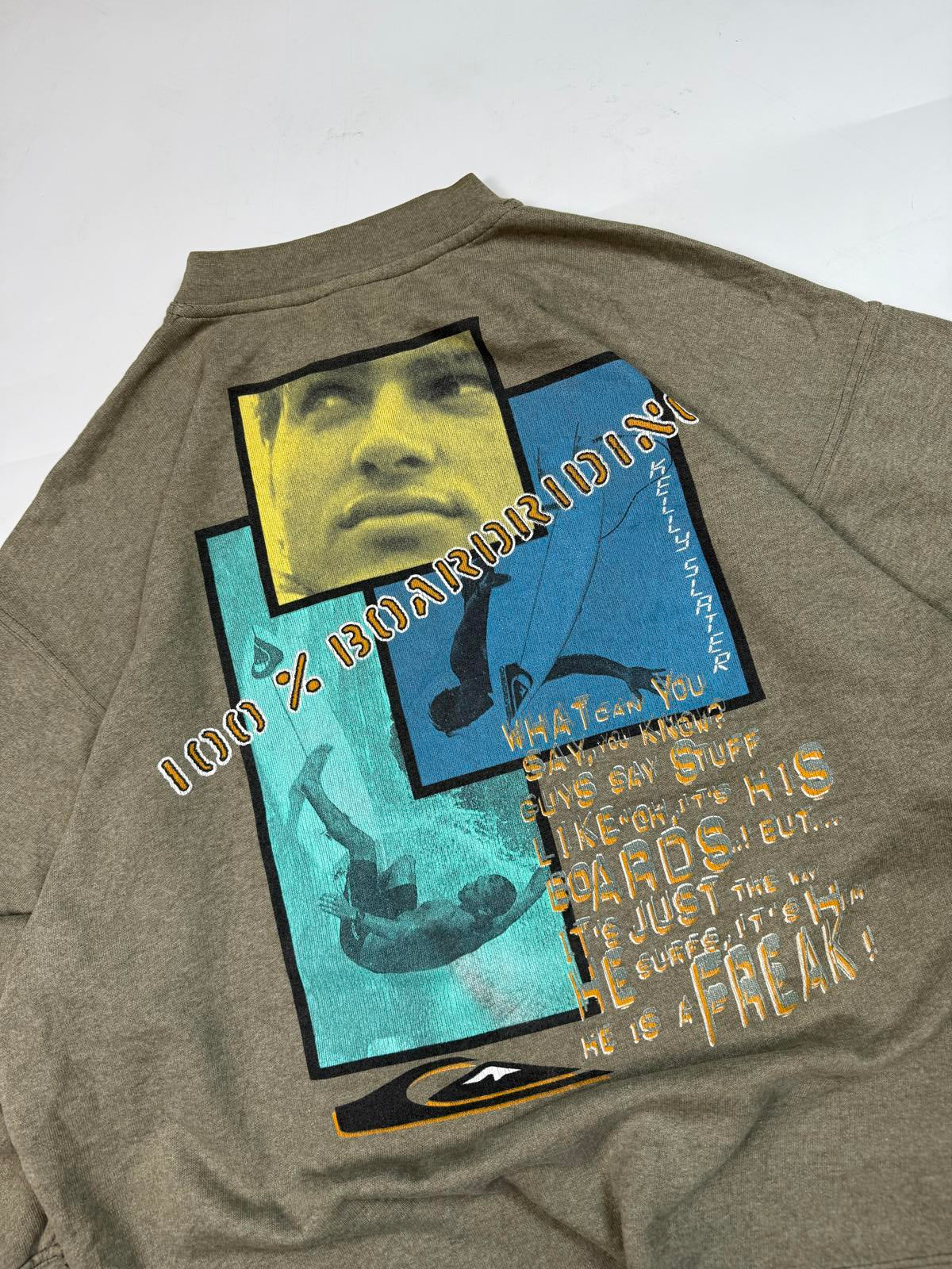 Vintage 90s Quiksilver surfing graphic sweatshirt (L)