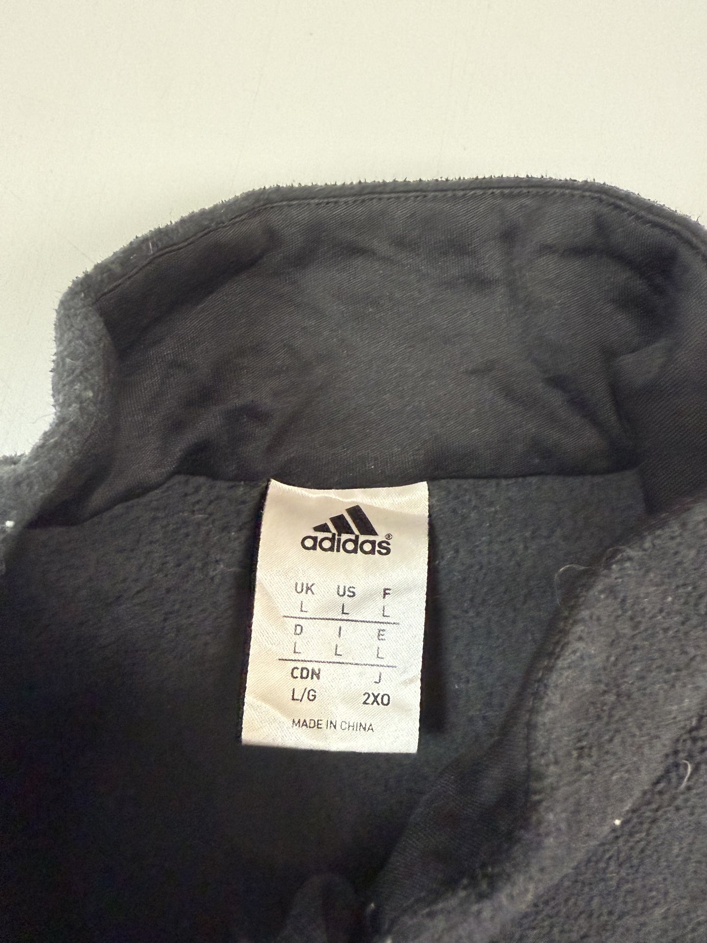 Vintage Venezuela football quarter zip fleece (L)