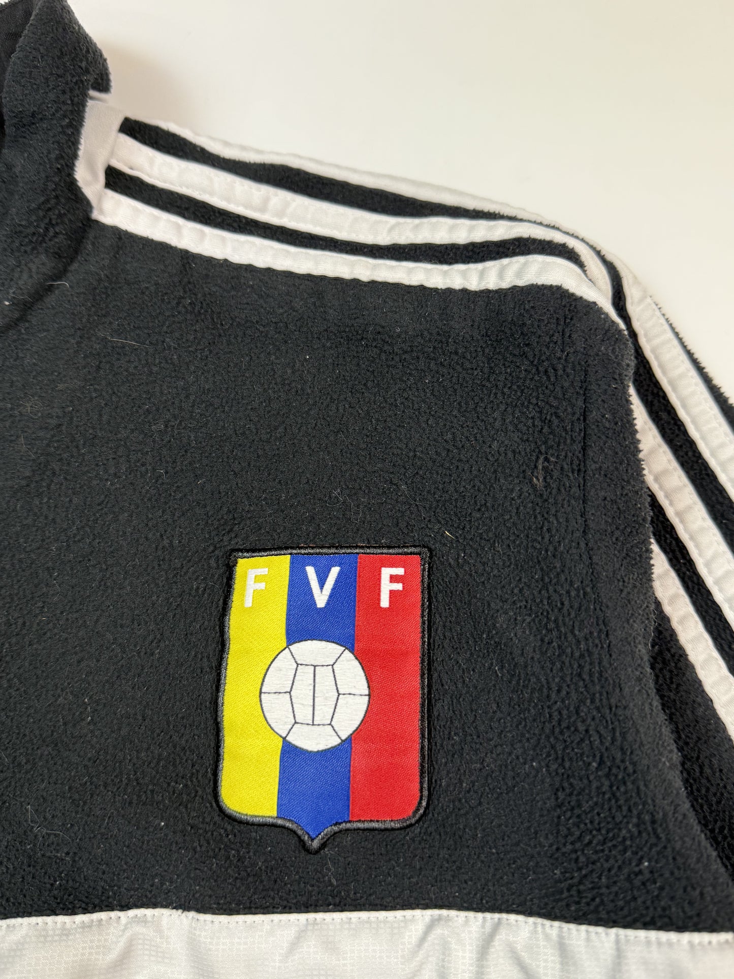 Vintage Venezuela football quarter zip fleece (L)