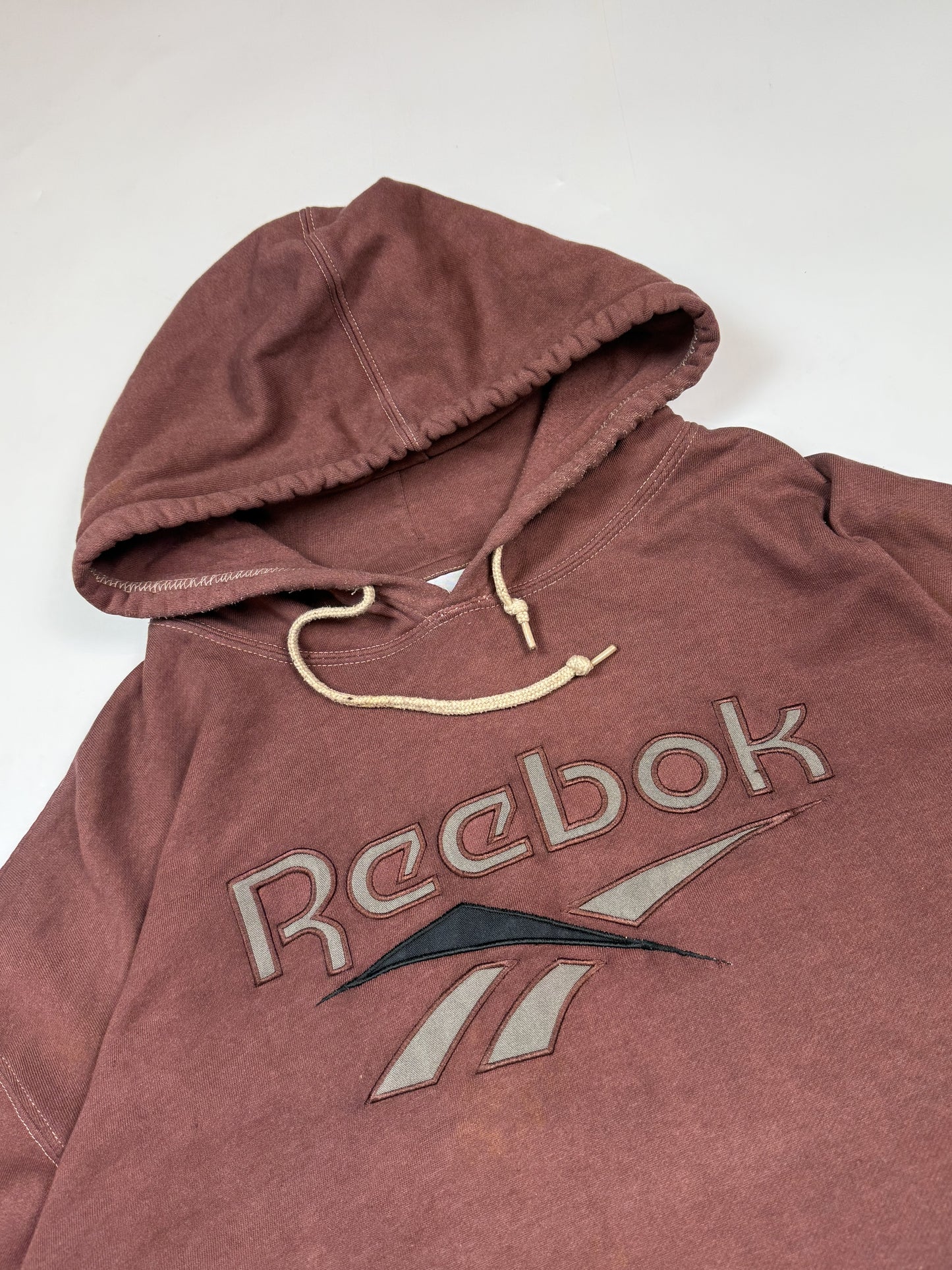 Vintage Reebok spell out hoodie (XXL)
