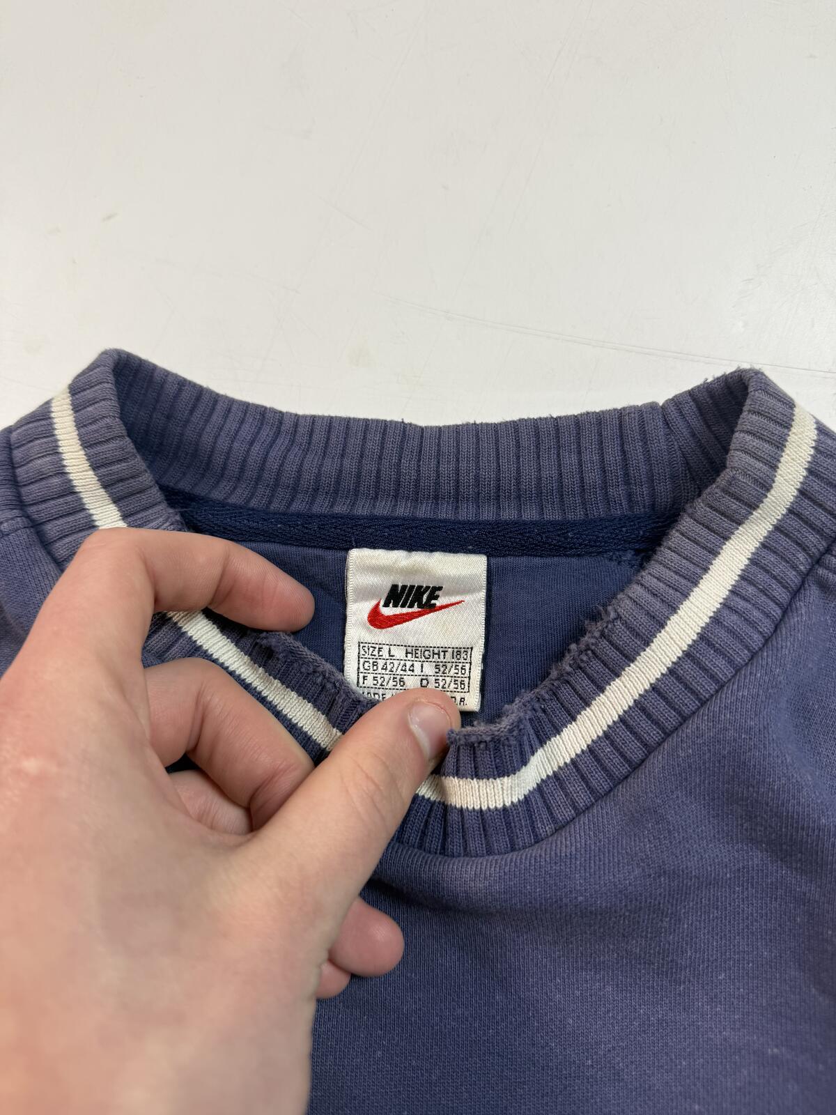Vintage 90s Nike spell out sweatshirt (L)