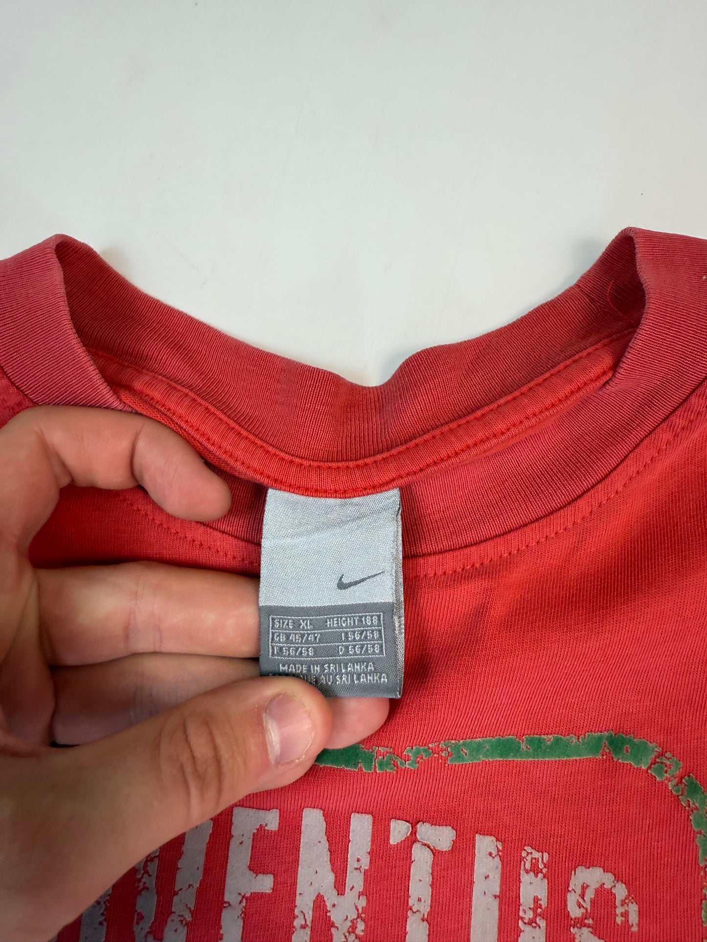 Vintage Juventus 2005/06 Nike centre swoosh tee (XL)
