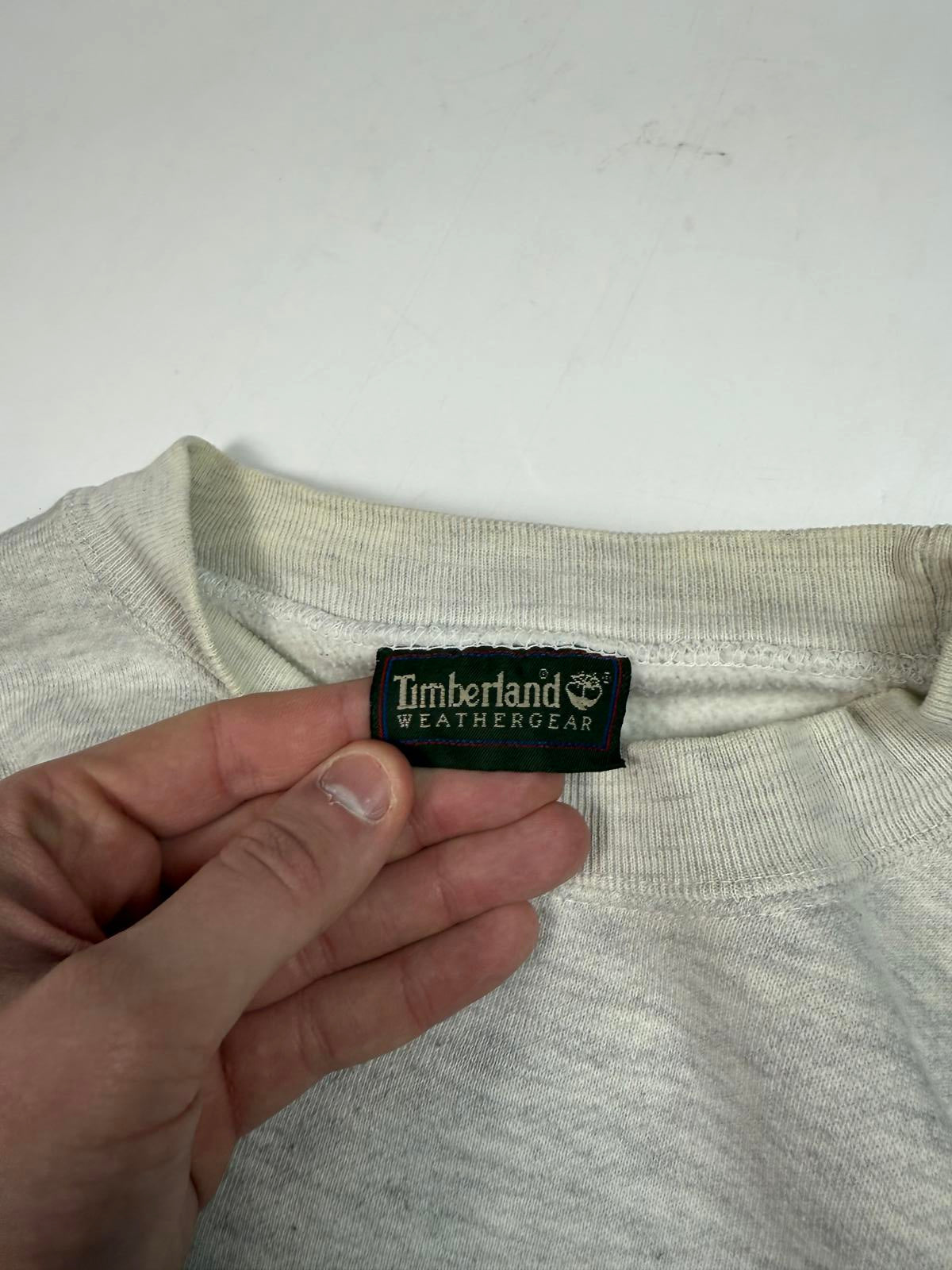 Vintage 90s Timberland spell out sweatshirt (S)