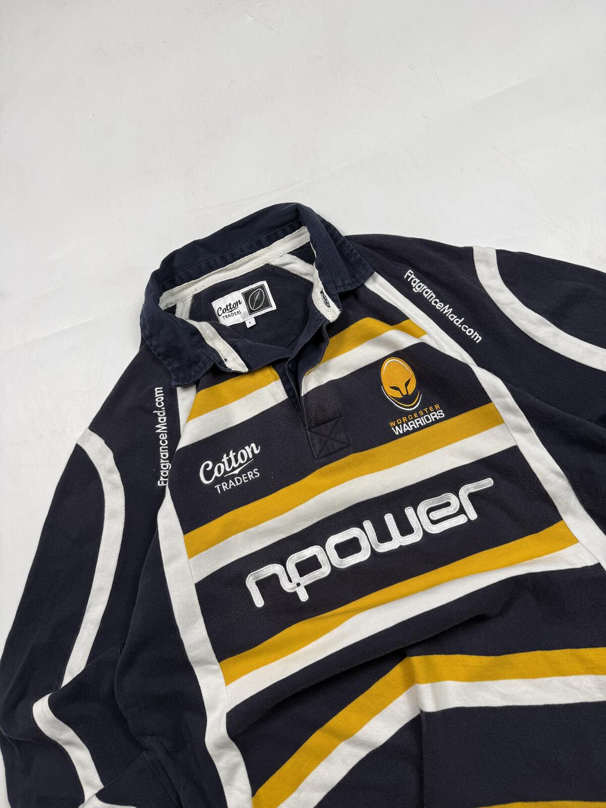 Vintage Worcester warriors 2009/10 Cotton Traders rugby shirt (L)