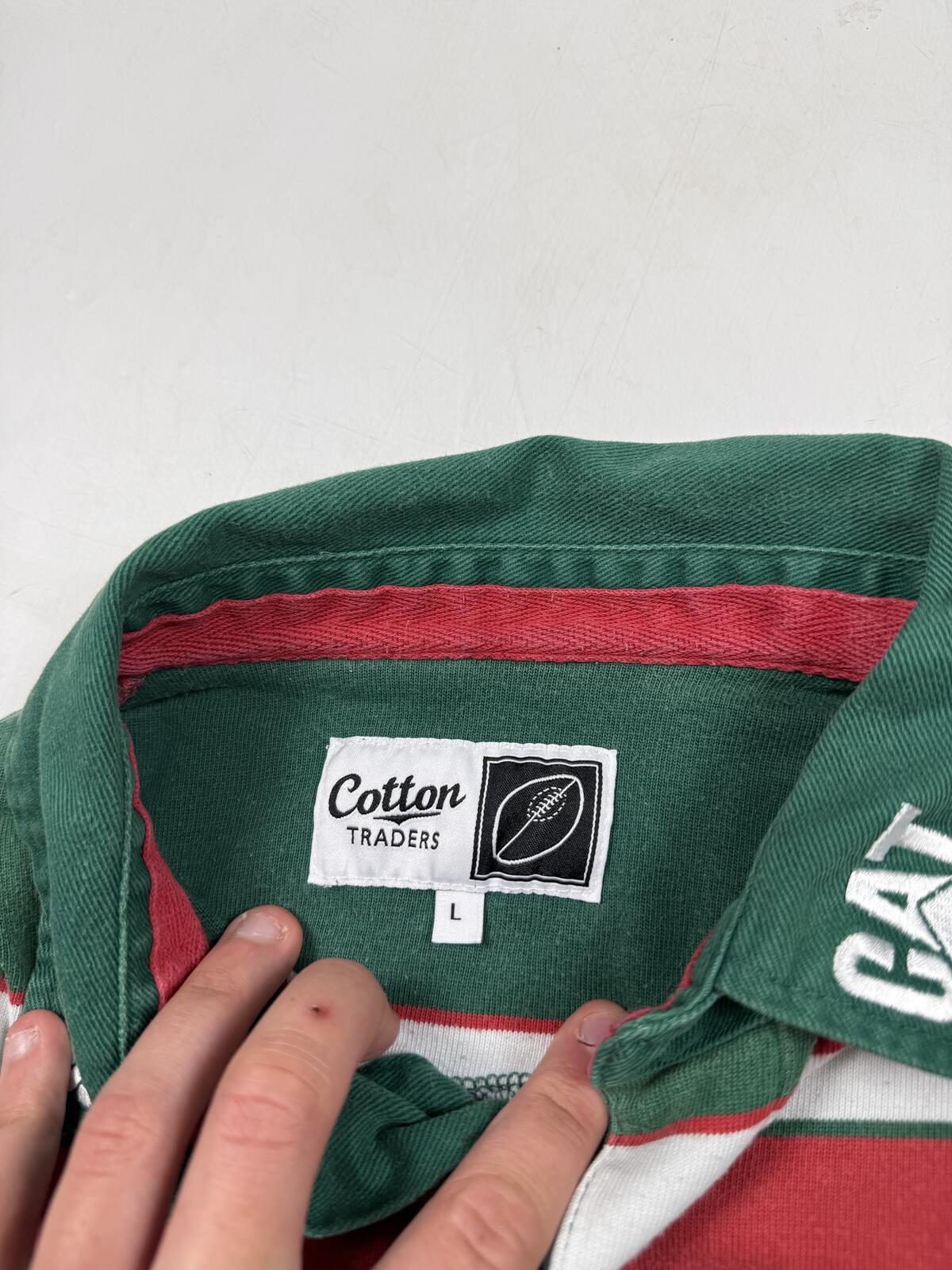Vintage Leicester Tigers 2009/10 cotton traders rugby shirt (L)