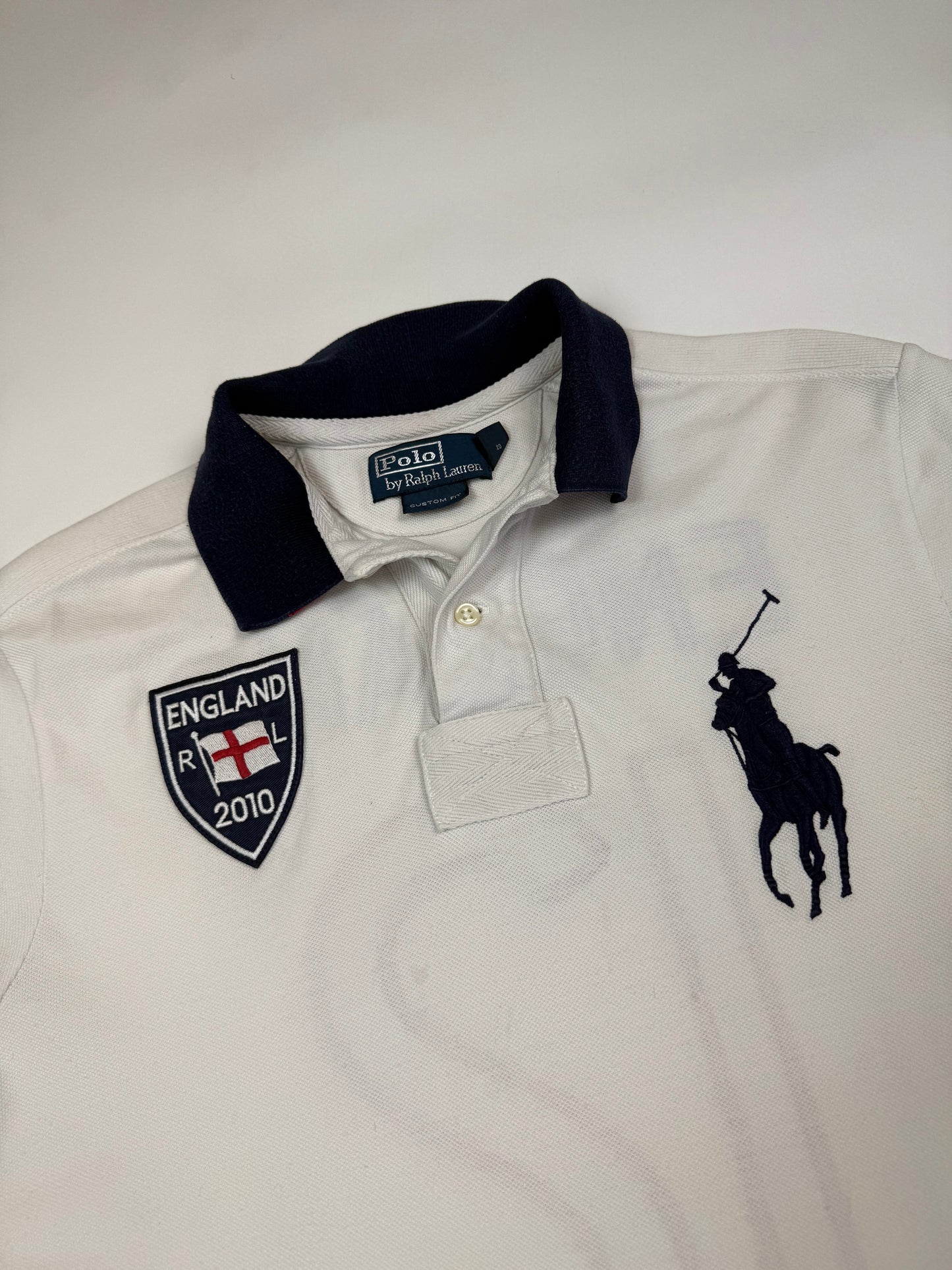 Polo Ralph Lauren England big pony polo shirt (M)