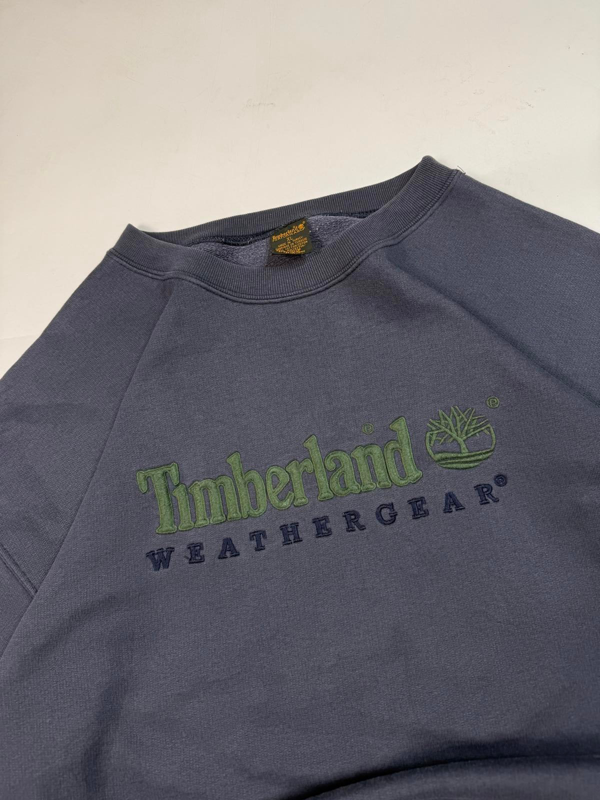 Vintage Timberland weathergear spell out sweatshirt (XL)