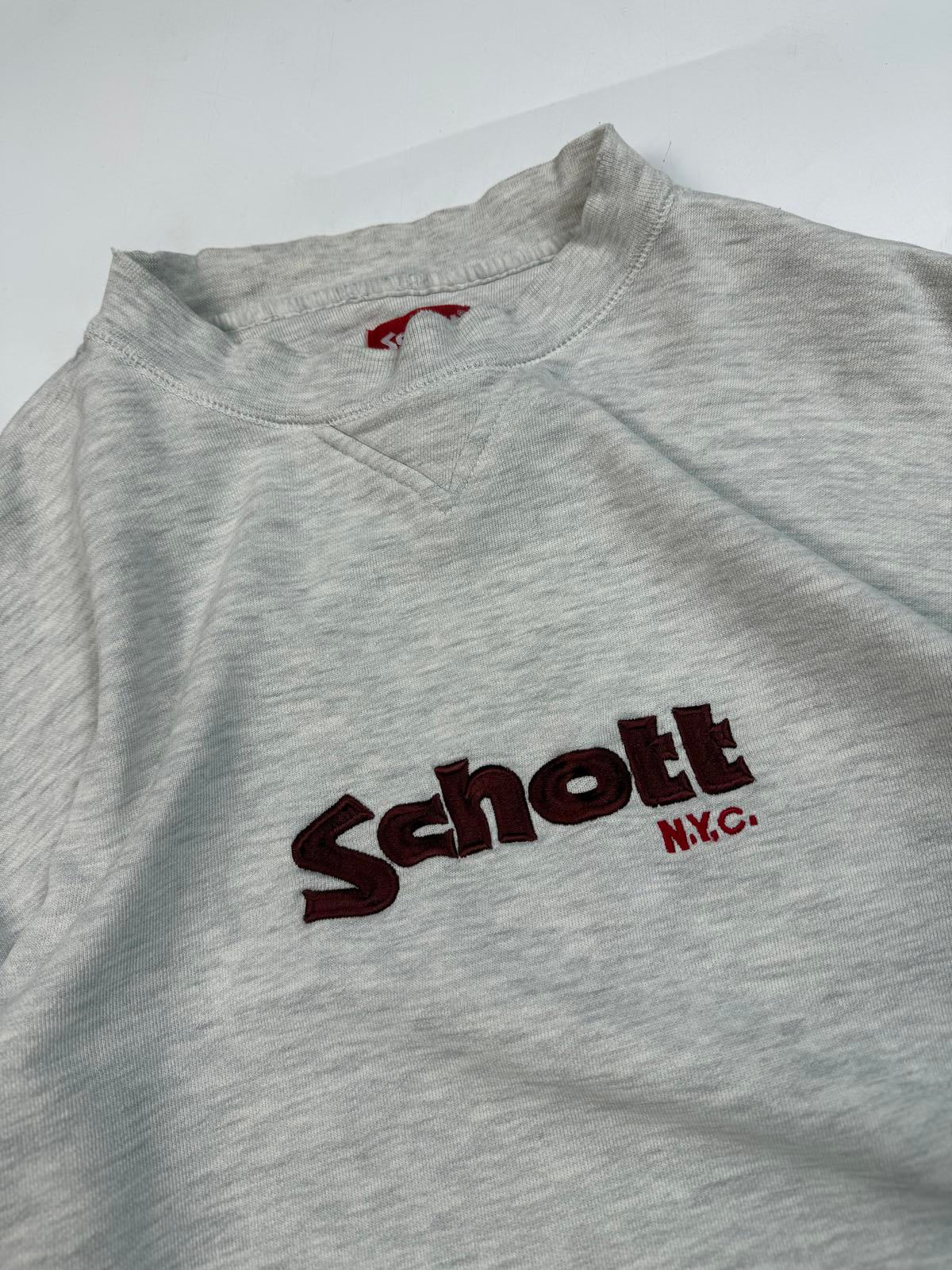Vintage Schott NYC spell out sweatshirt (M)