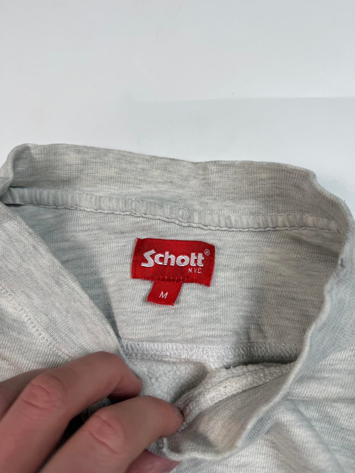 Vintage Schott NYC spell out sweatshirt (M)