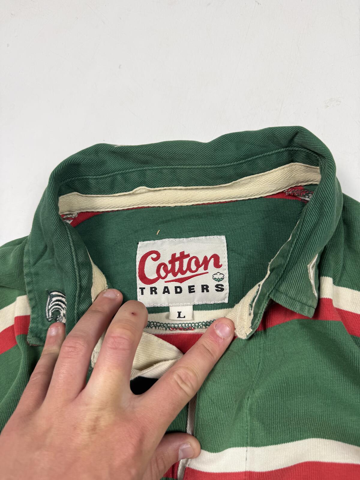 Vintage Leicester Tigers 2005-07 Cotton Traders rugby shirt (L)