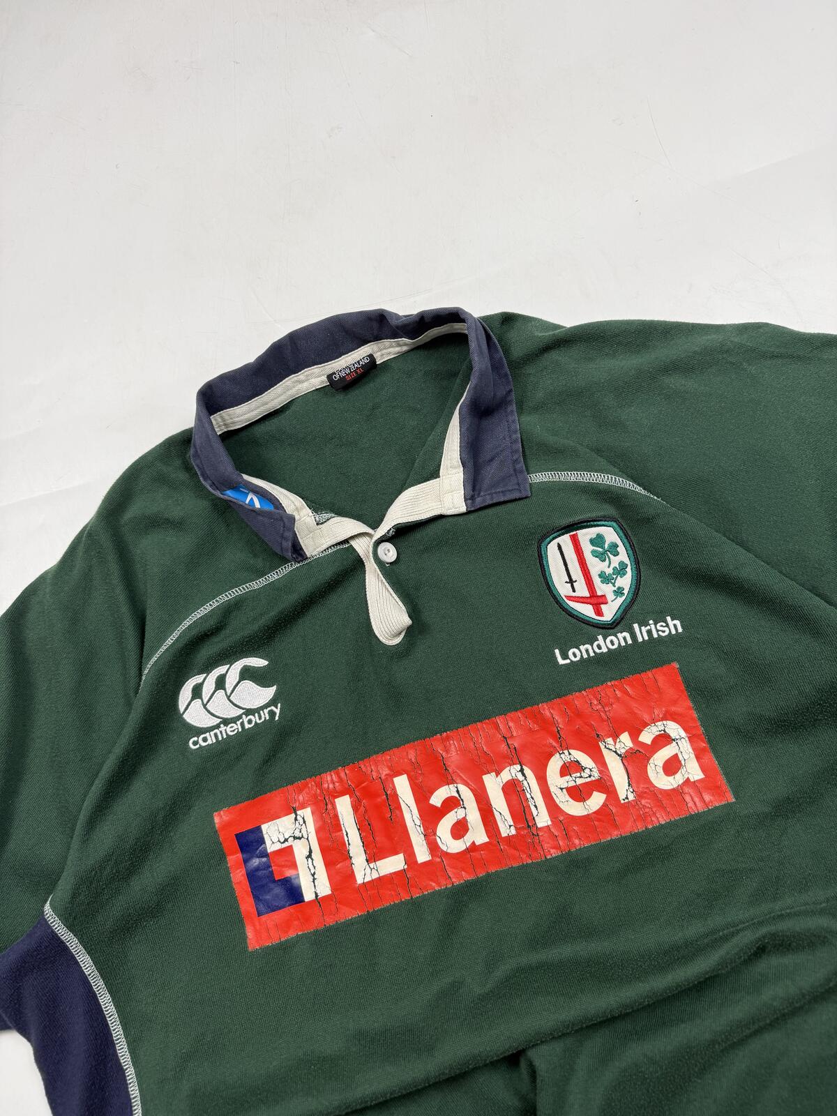 Vintage London Irish 2006/07 Canterbury home rugby shirt (XL)