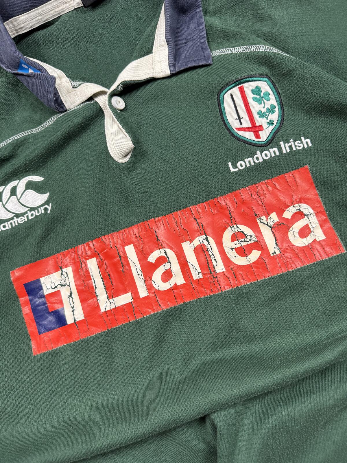 Vintage London Irish 2006/07 Canterbury home rugby shirt (XL)