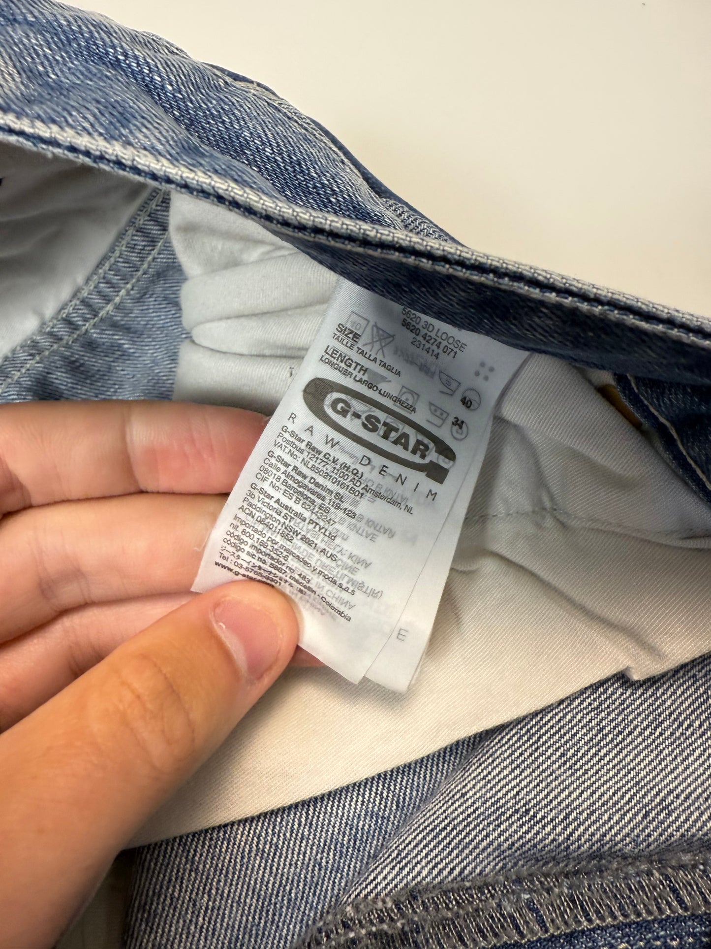 Vintage G Star Raw baggy jeans (W38)