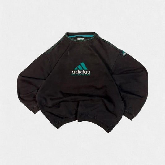 Vintage 90s adidas equipment centre logo sweatshirt (L)