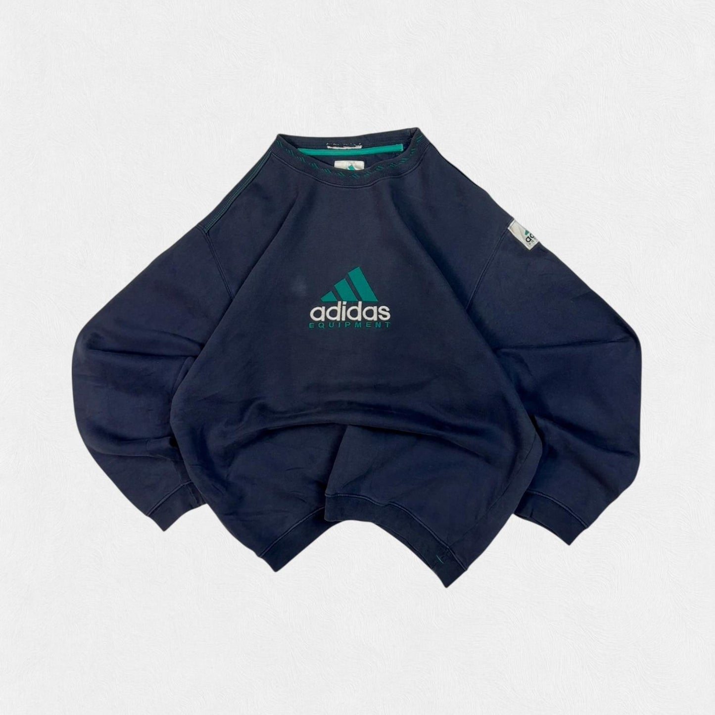 Vintage 90s Adidas equipment centre logo sweatshirt (S)