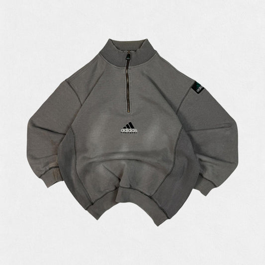 Vintage 90s adidas equipment quarter zip sweatshirt (L)