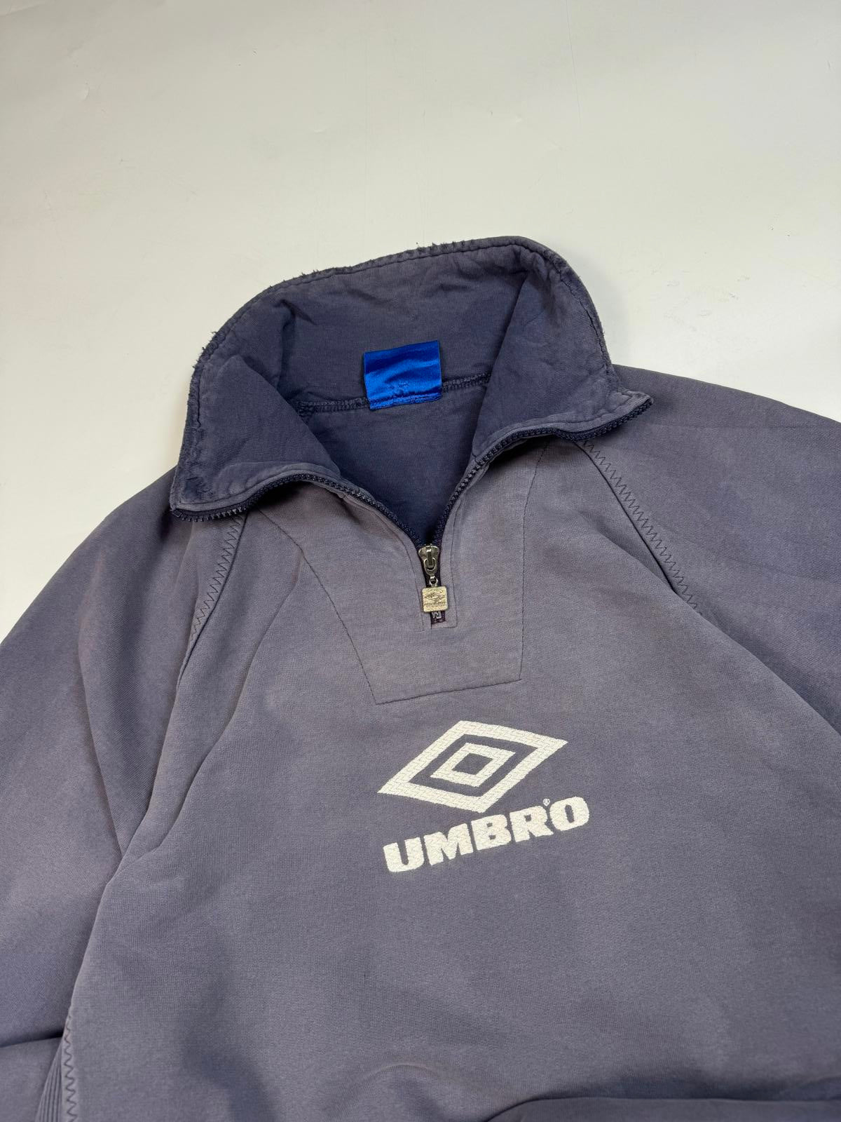 Vintage 90s Umbro pro training quarter zip sweatshirt (L)