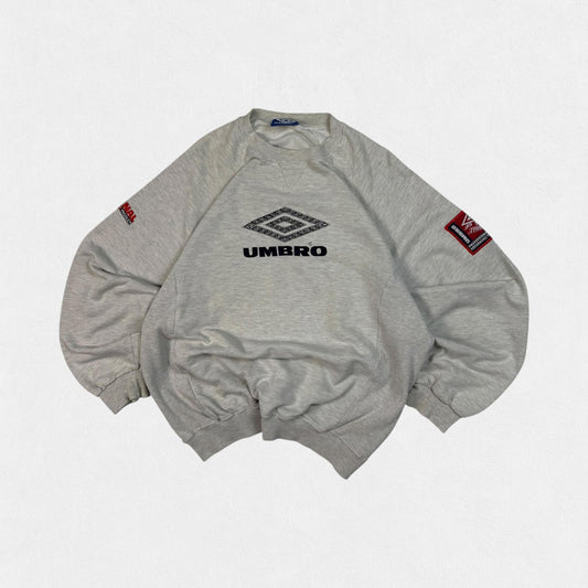 Vintage 90s Umbro pro training centre logo sweatshirt (XL)