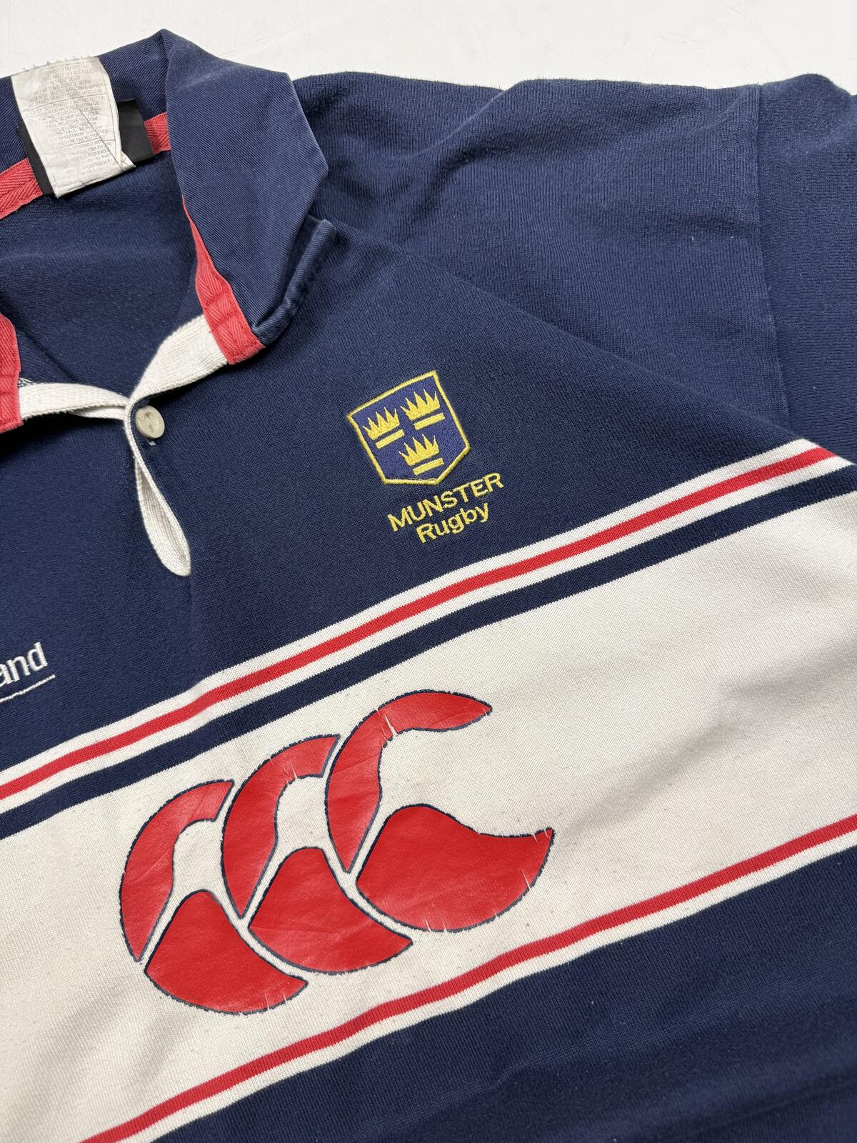 Vintage Munster 2000-02 Canterbury training rugby shirt (XL)
