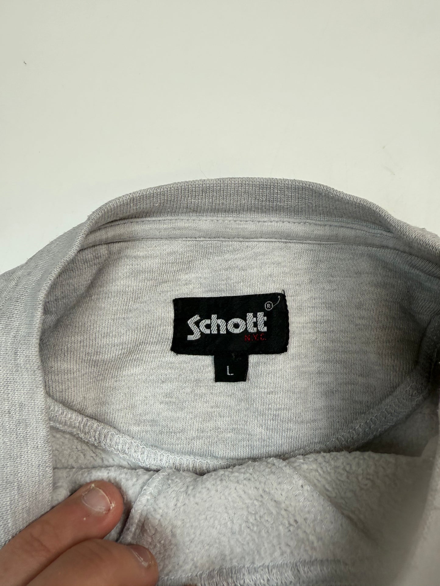 Vintage Schott NYC blank sweatshirt (L)